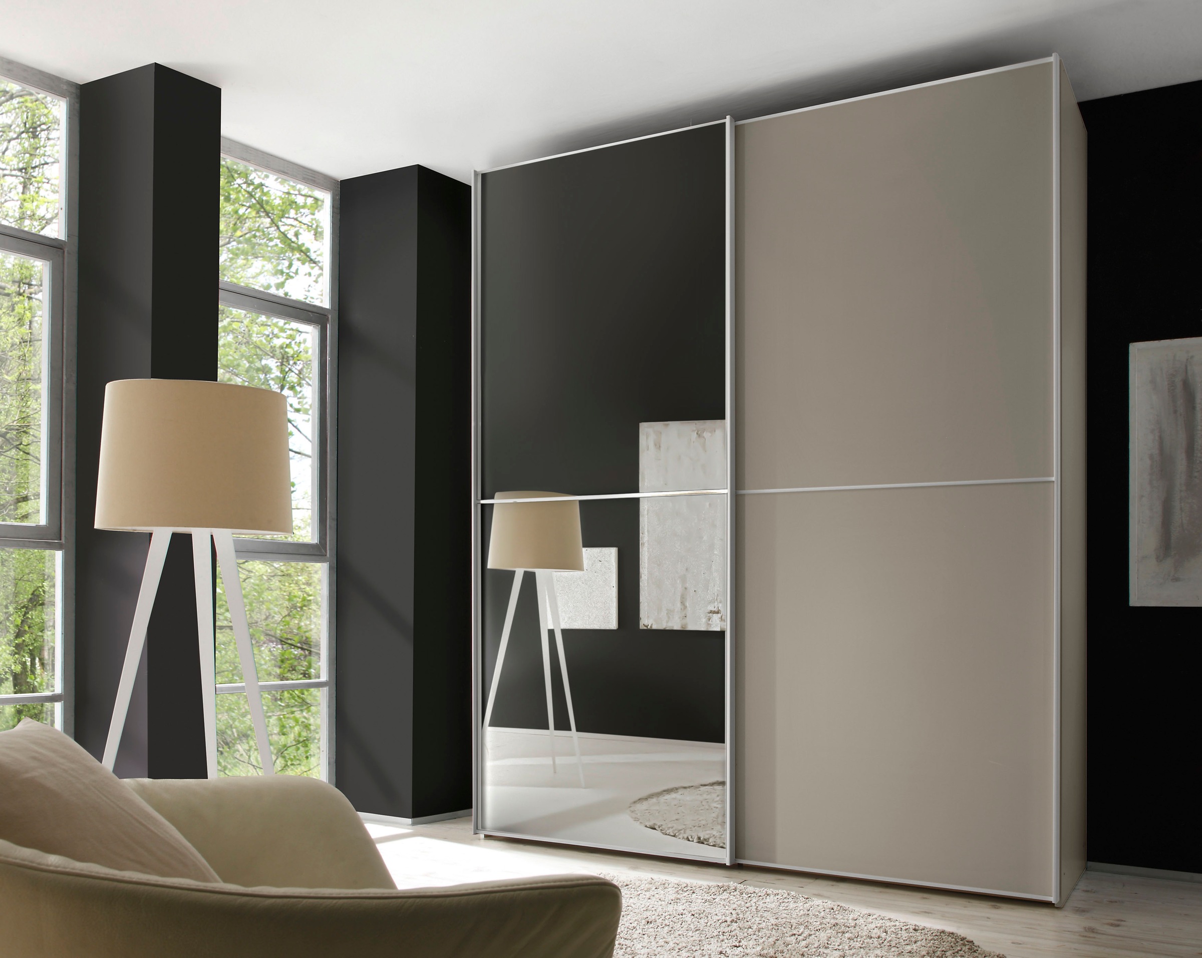 STAUD Schwebetürenschrank »Sinfonie Plus, edles Design in hochwertiger Qualität, Made in Germany« Mit vier verschiedenen Ausstattungsvarianten