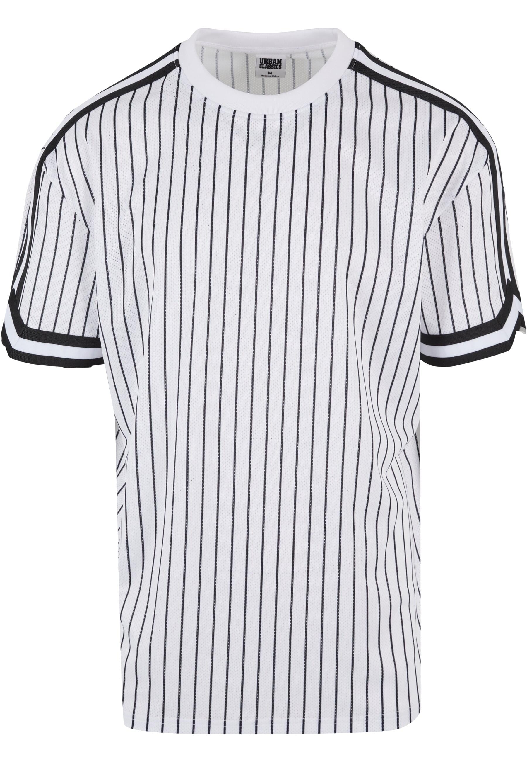 URBAN CLASSICS T-Shirt "Urban Classics Herren Oversized Striped Mesh Tee", günstig online kaufen
