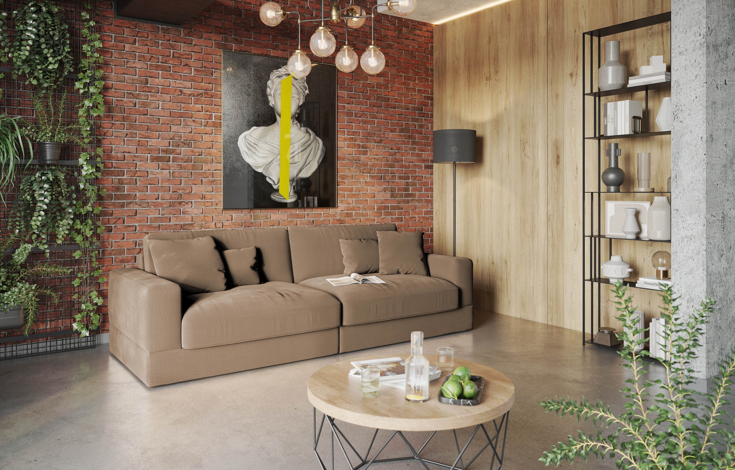 RAUM.ID Didelė sofa »Innovid« Modernes Modul-P...