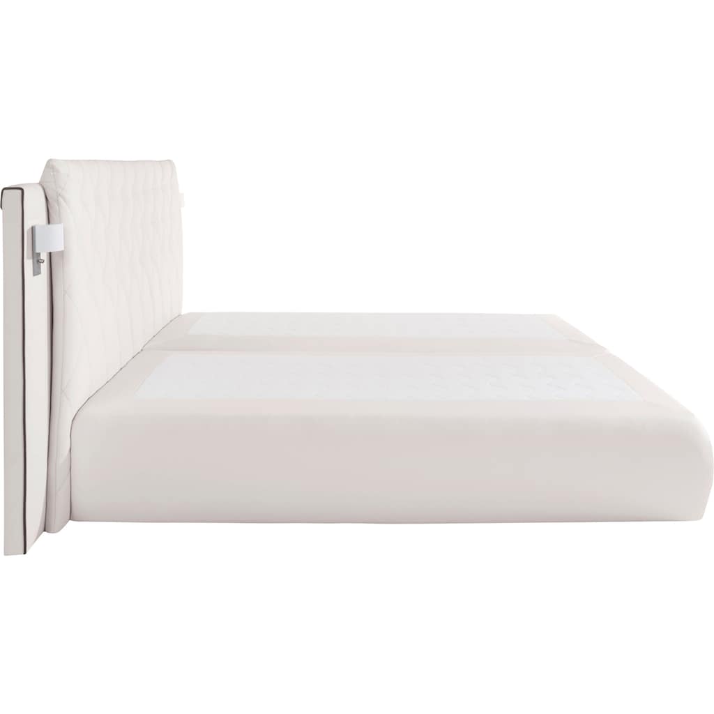 COLLECTION AB Boxspringbett, inklusive Bettkasten, LED-Beleuchtung und Topper