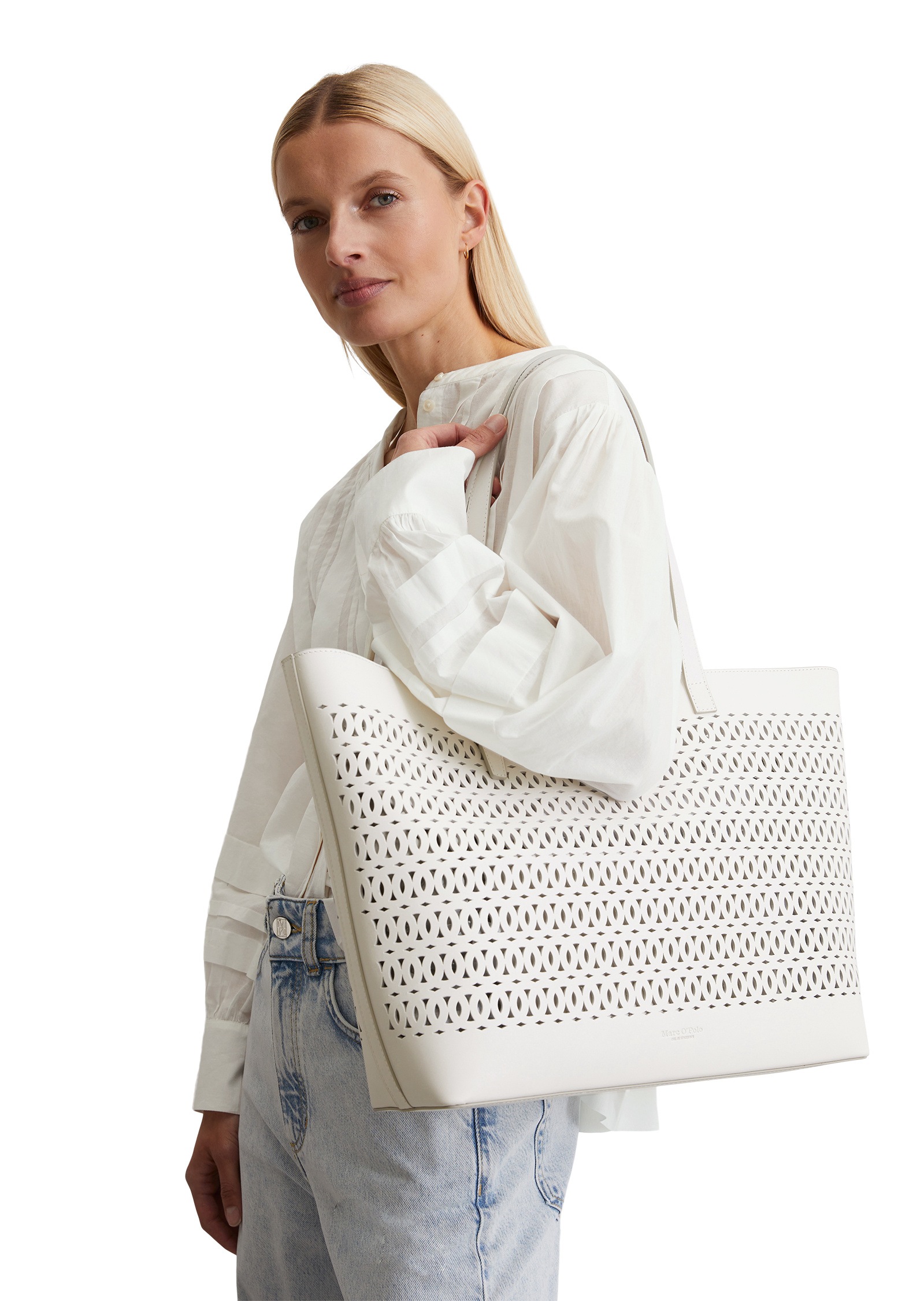 Marc O'Polo Shopper Bag White 3