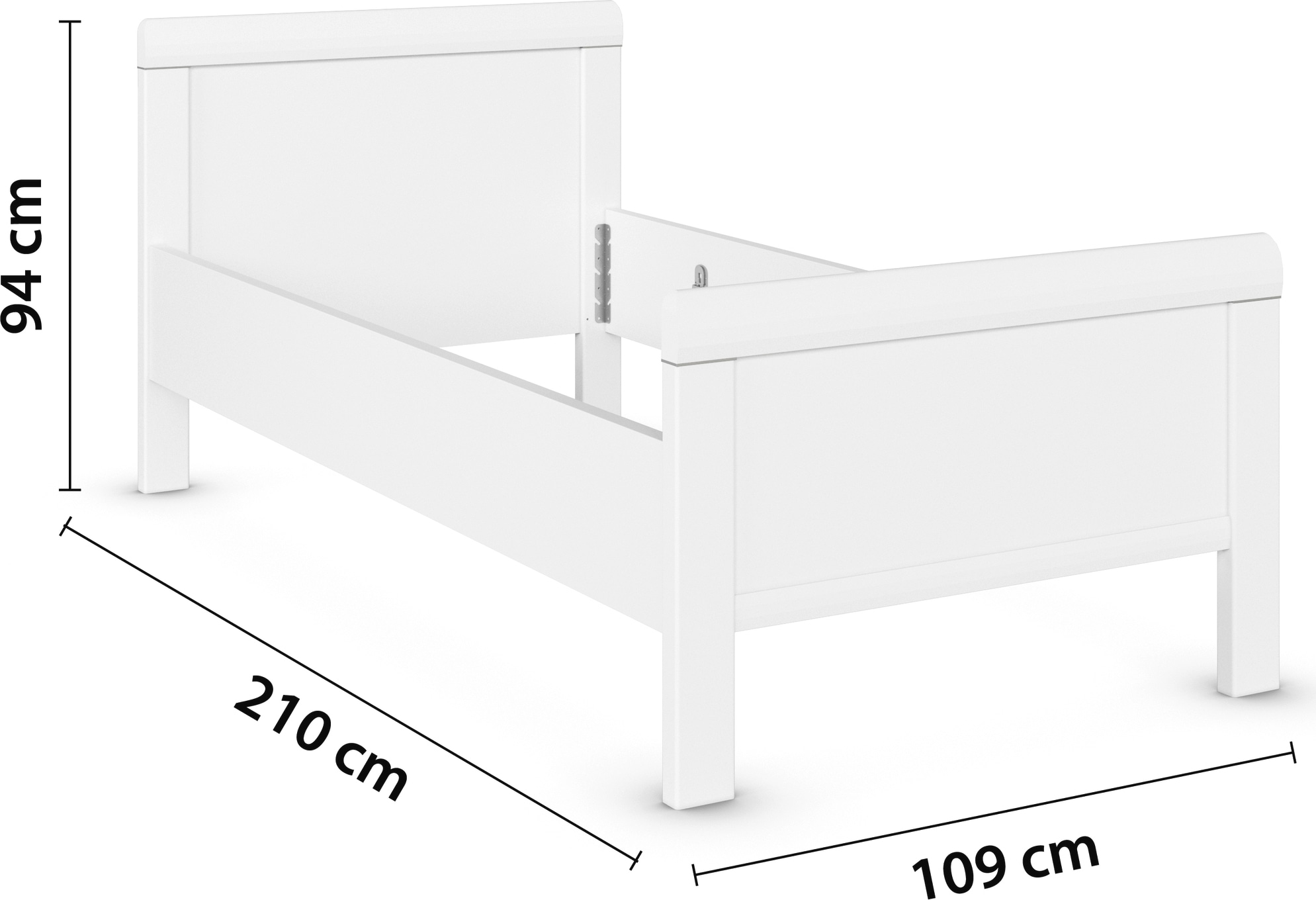 rauch Schlafzimmer-Set »Komplettschlafzimmer Schlafzimmer EVELYN«, (Set, 3 tlg.), Schrank und Bett in 2 Breiten, Nachttisch mit Paneel MADE IN GERMANY