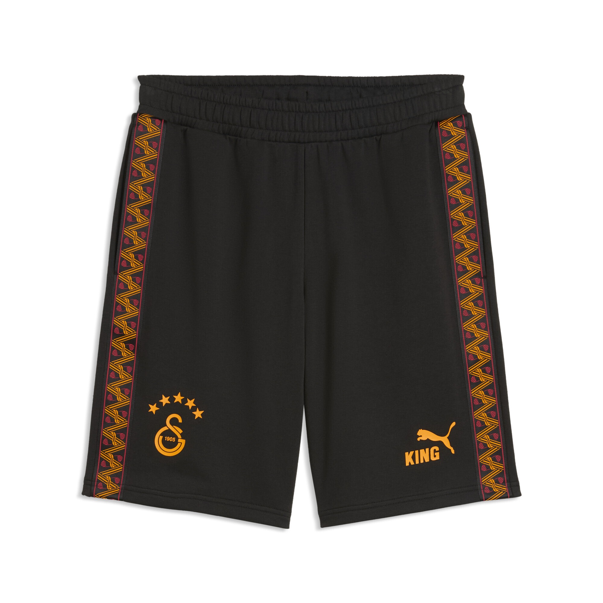 PUMA Sporthose "Galatasaray S.K. KING Shorts Herren", schwarz, Gr. S, unifarben, Obermaterial: 32% Polyester, 68% Baumwolle. Besatz: 100% Polyester.