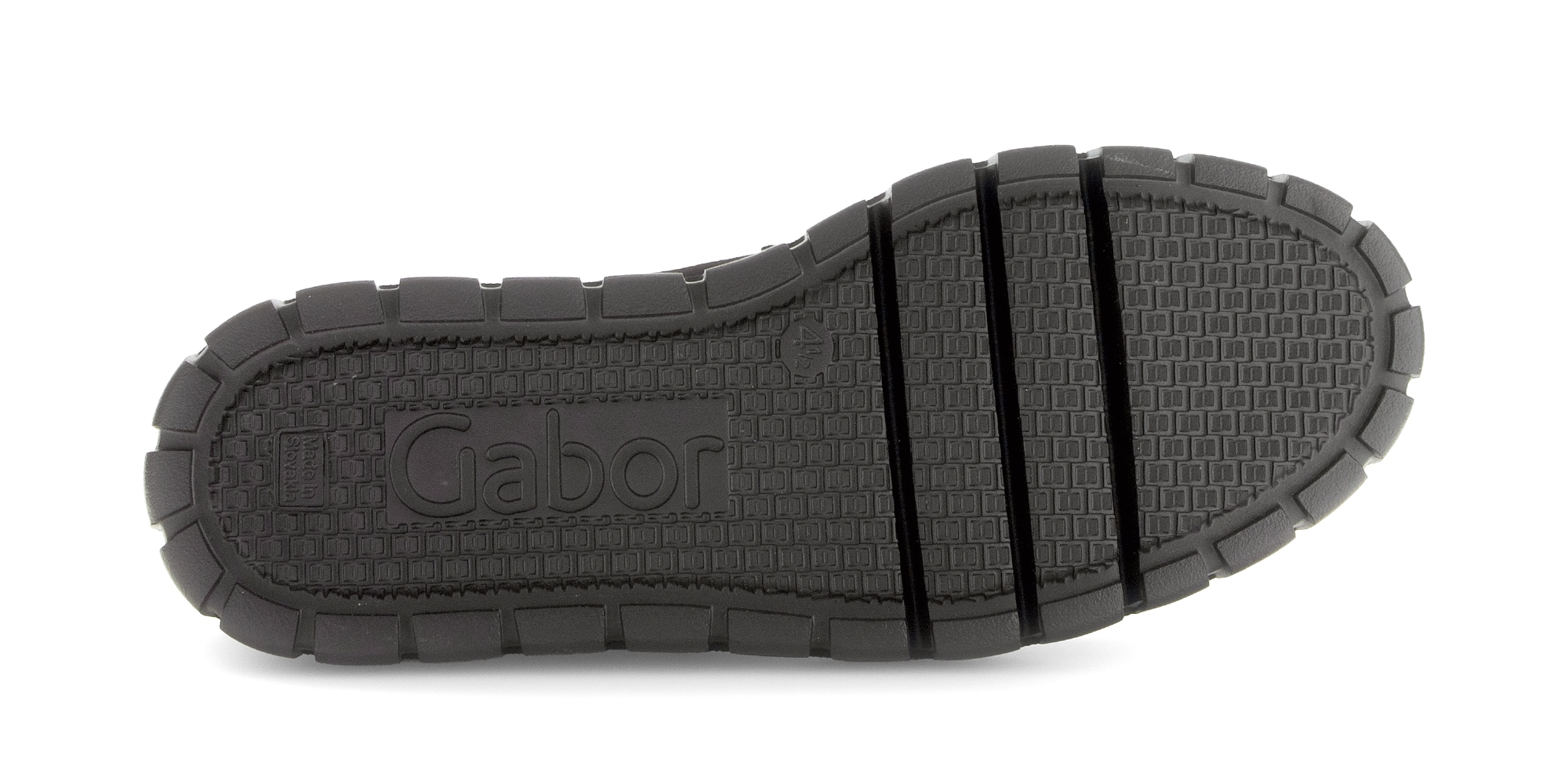 Gabor Loafer, Plateau, Slipper, Businessschuh mit Zierschnalle und Schmuckstein