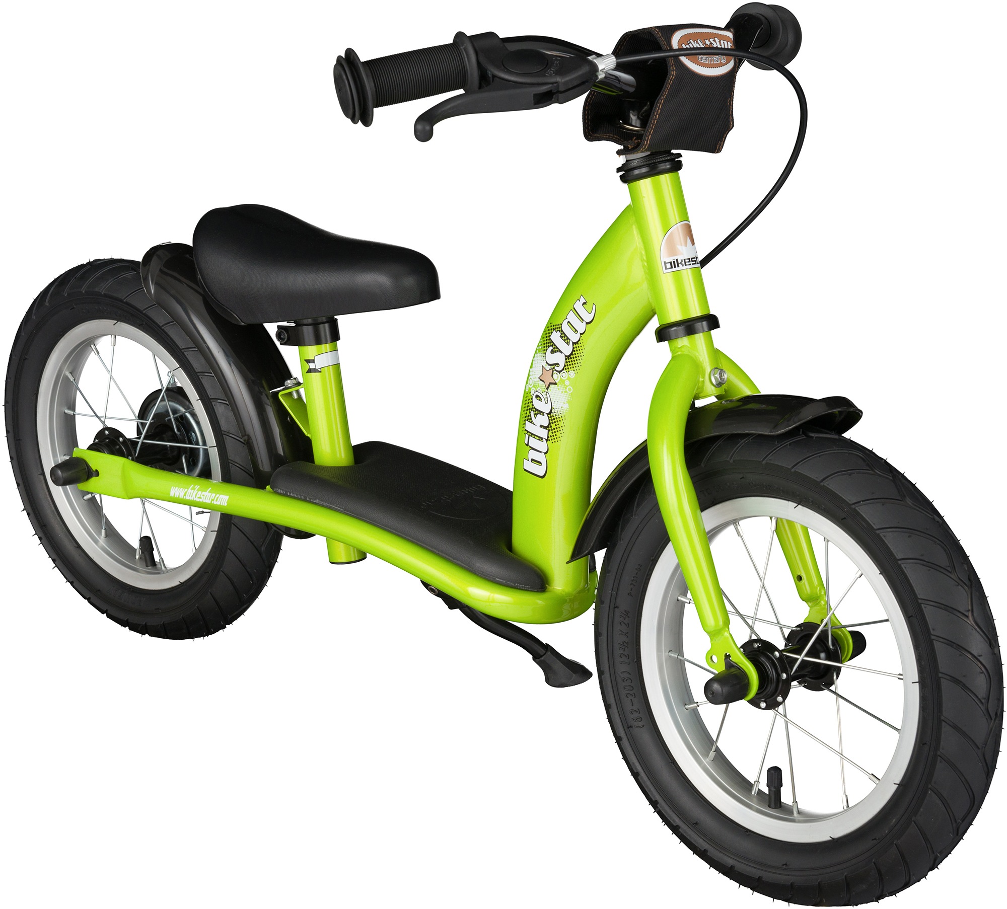 Laufrad BIKESTAR Kinderlaufrad Classic ab 3 Jahre mit Bremse, 12 Zoll