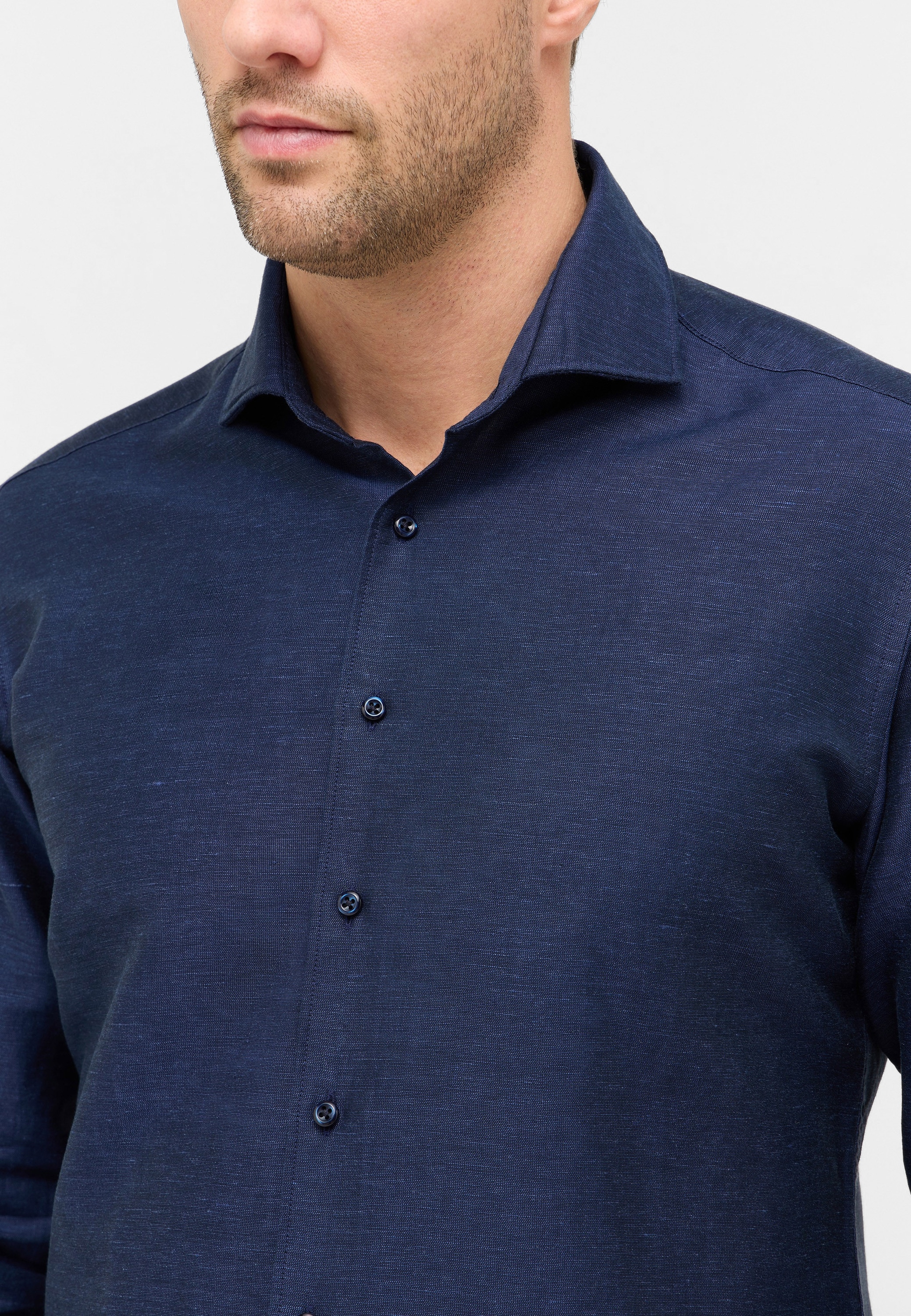 Eterna Langarmhemd »MODERN FIT« EASY IRON (bügelleicht)