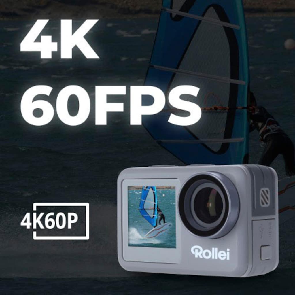 Rollei Action Cam »9s Plus«, 4K Ultra HD, WLAN (Wi-Fi)