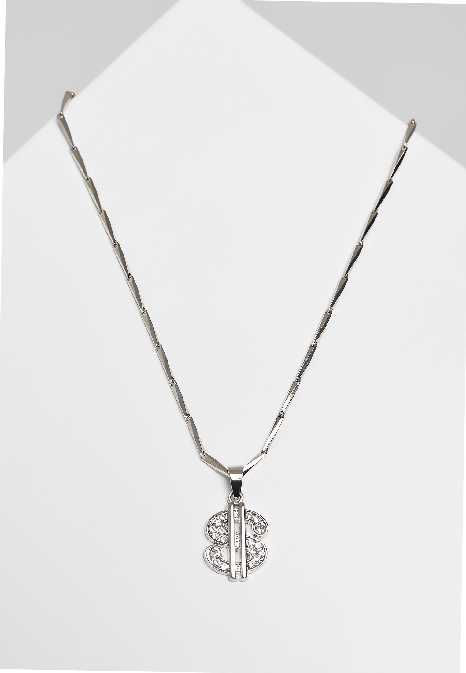 URBAN CLASSICS Edelstahlkette »Accessoires Small Dollar Necklace« bestellen  | BAUR