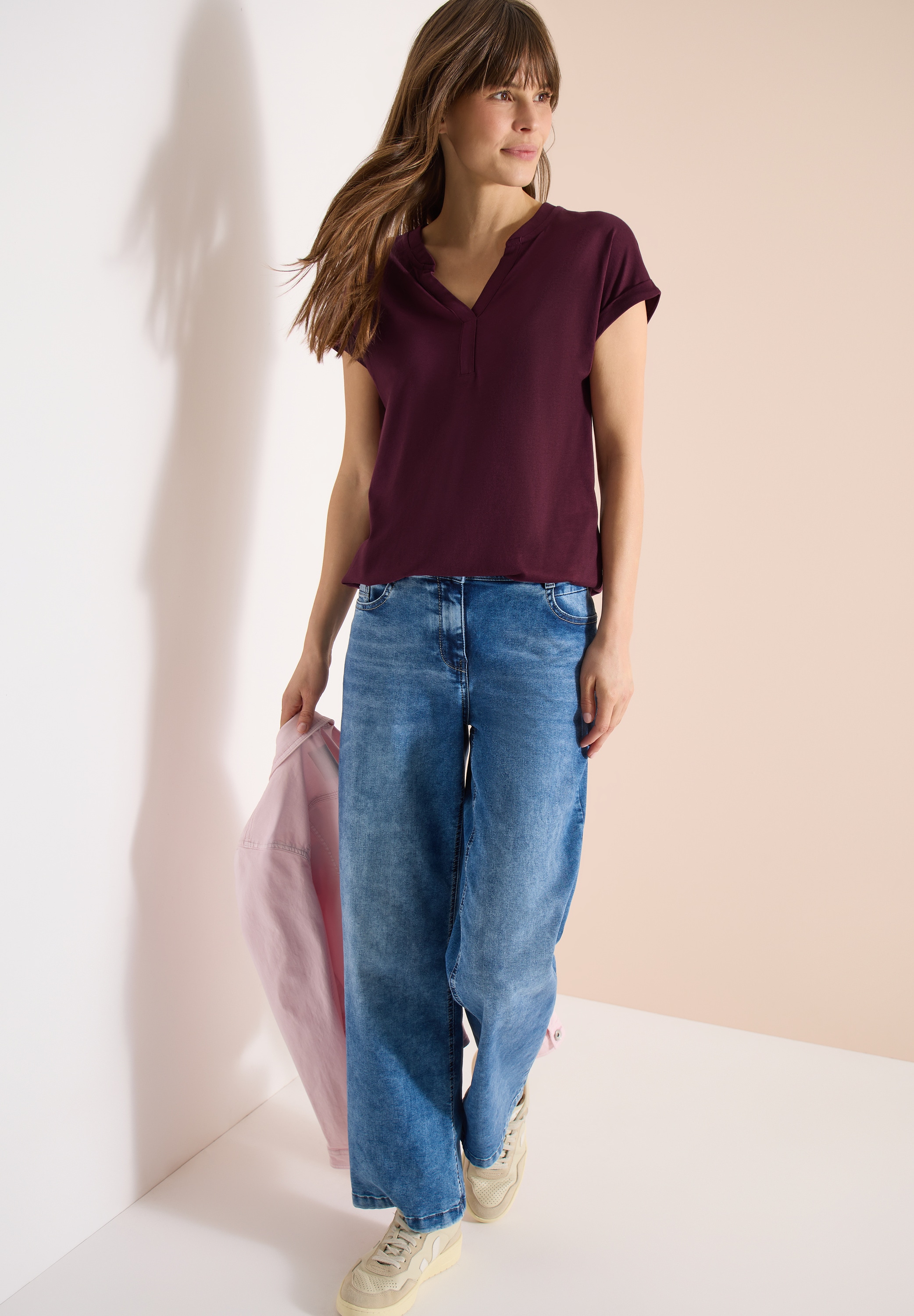 Cecil T-Shirt mit elastischem Bund