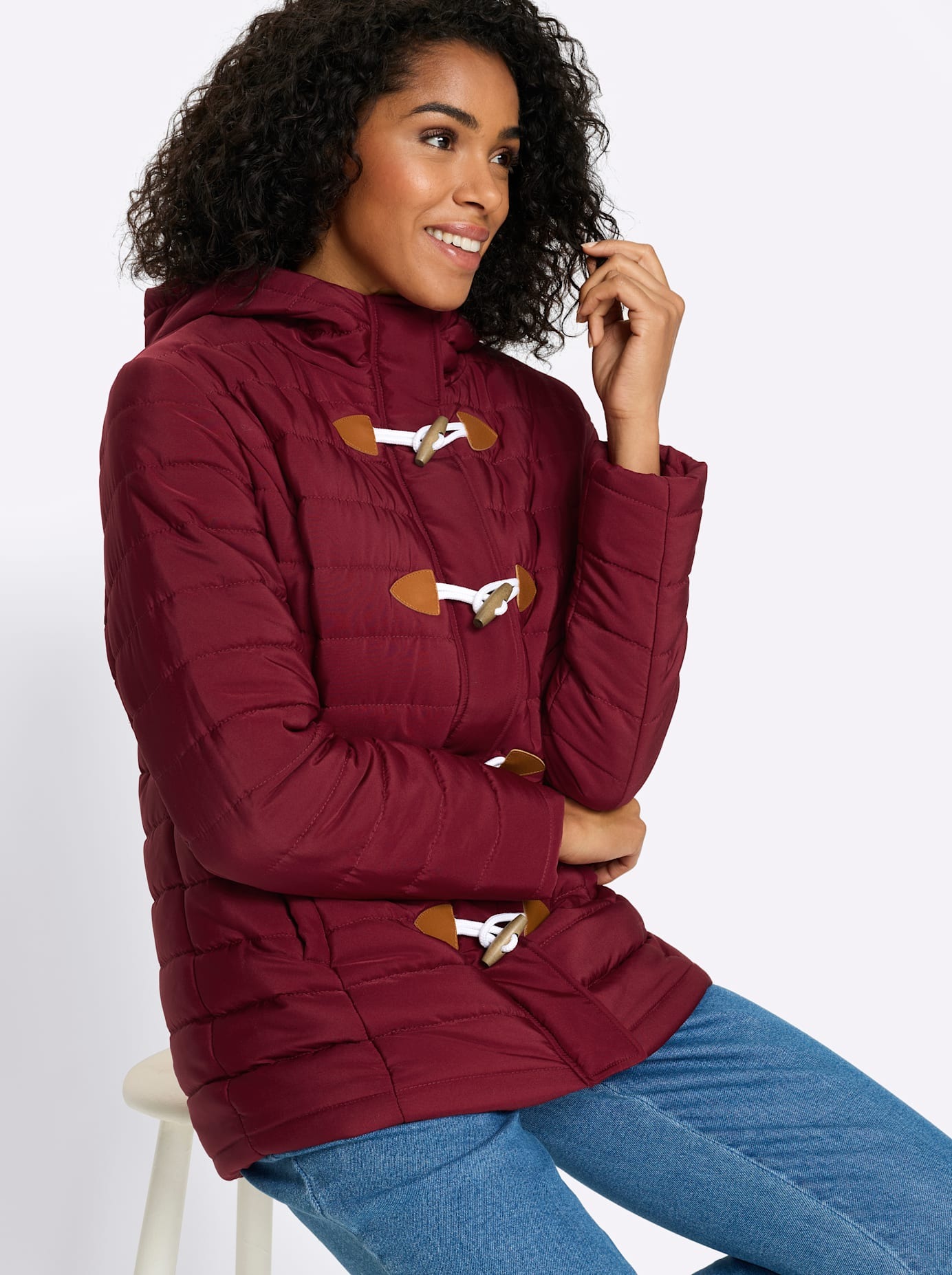 Classic Basics Steppjacke mit Kapuze