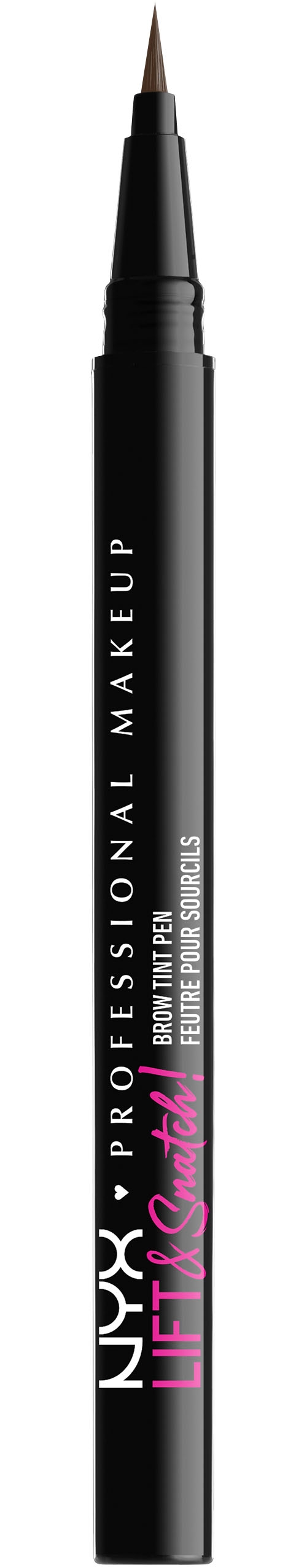 NYX Schmink-Set »Professional Makeup The Brow Glue Stick + Lift & Snatch Brow Tint Pen«, Nicht klebrig und wischfest, variable Deckkraft, bis zu 16h Halt.
