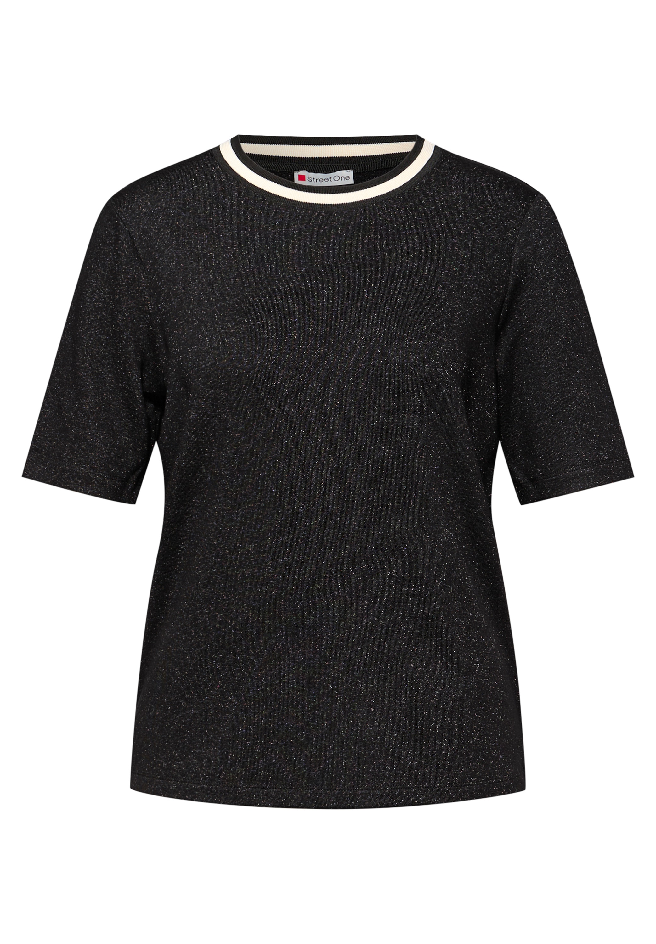 STREET ONE T-Shirt mit Seitlichen Einschlitzen am Saum