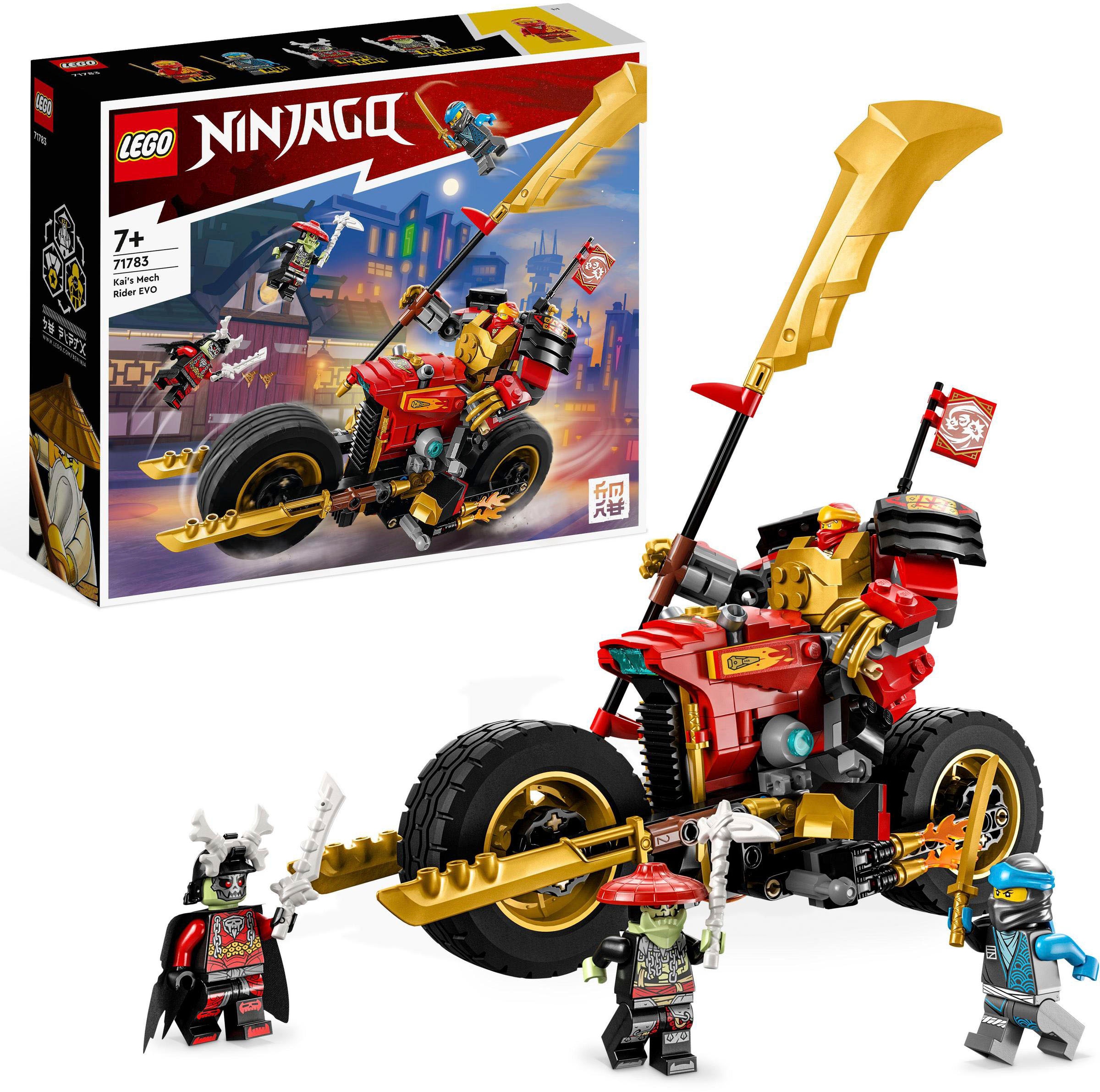 LEGO® Konstruktionsspielsteine »Kais Mech-Bike EVO (71783), LEGO® NINJAGO«, (312 St.), Made in Europe
