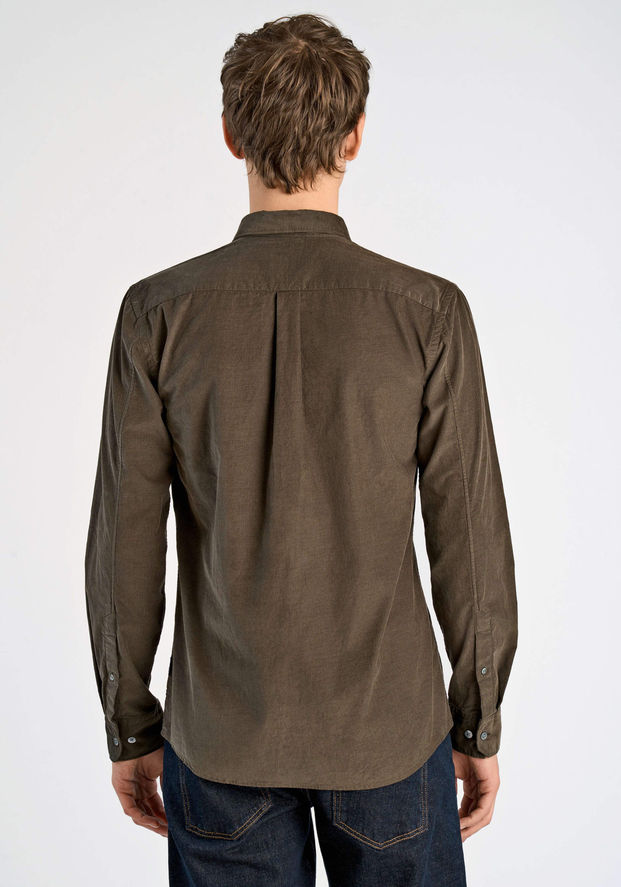 LINDBERGH Langarmhemd »Cordhemd (Langarm) Relaxed Fit«