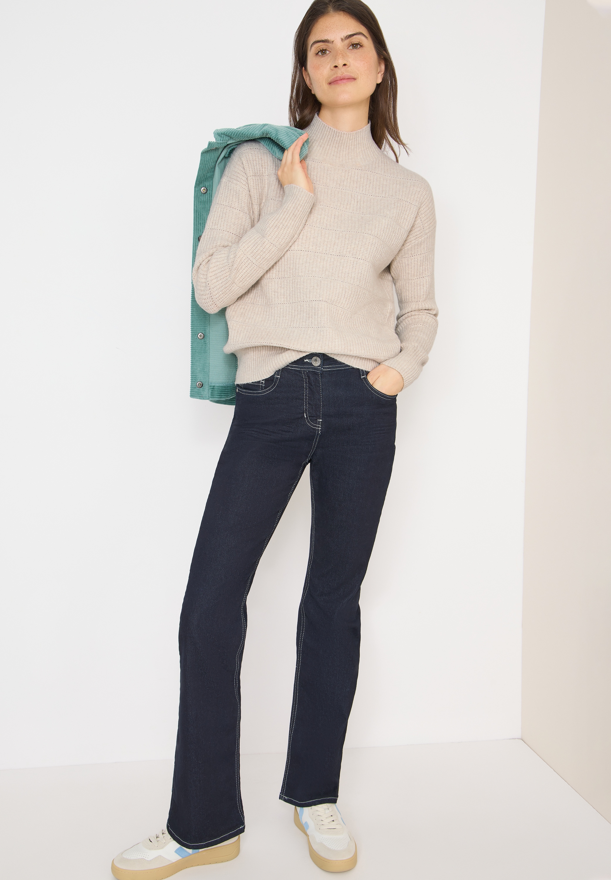 Cecil Stehkragenpullover
