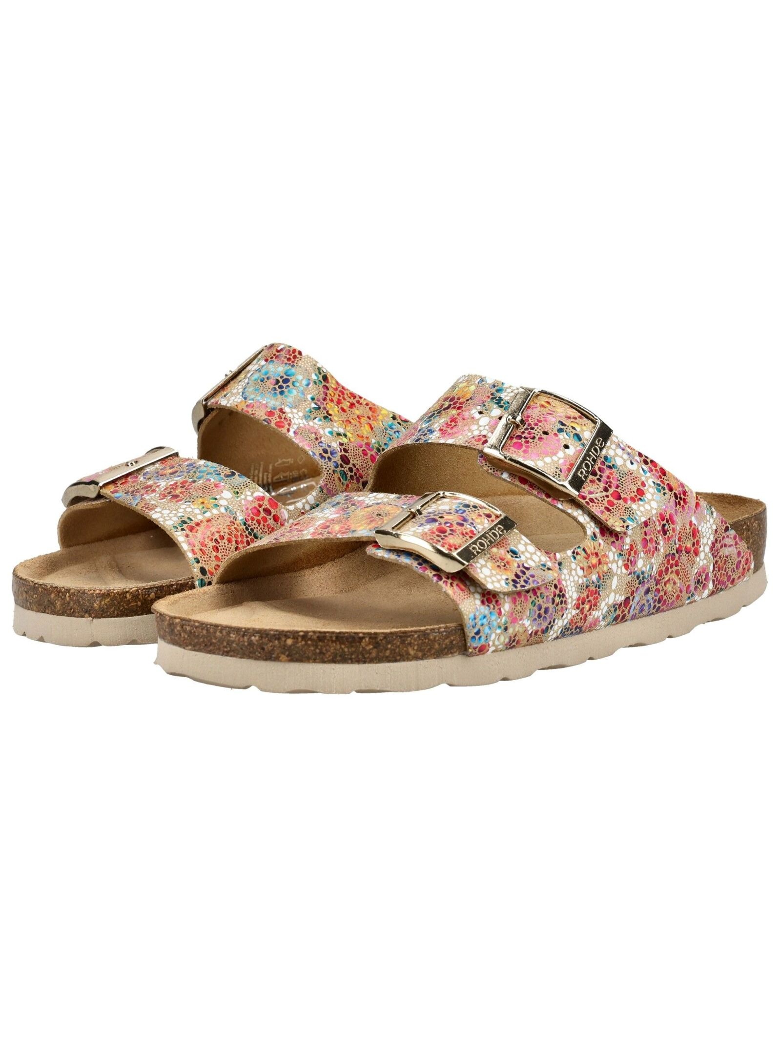 Rohde Alba Women's Mule Beige Multicolor 42 3