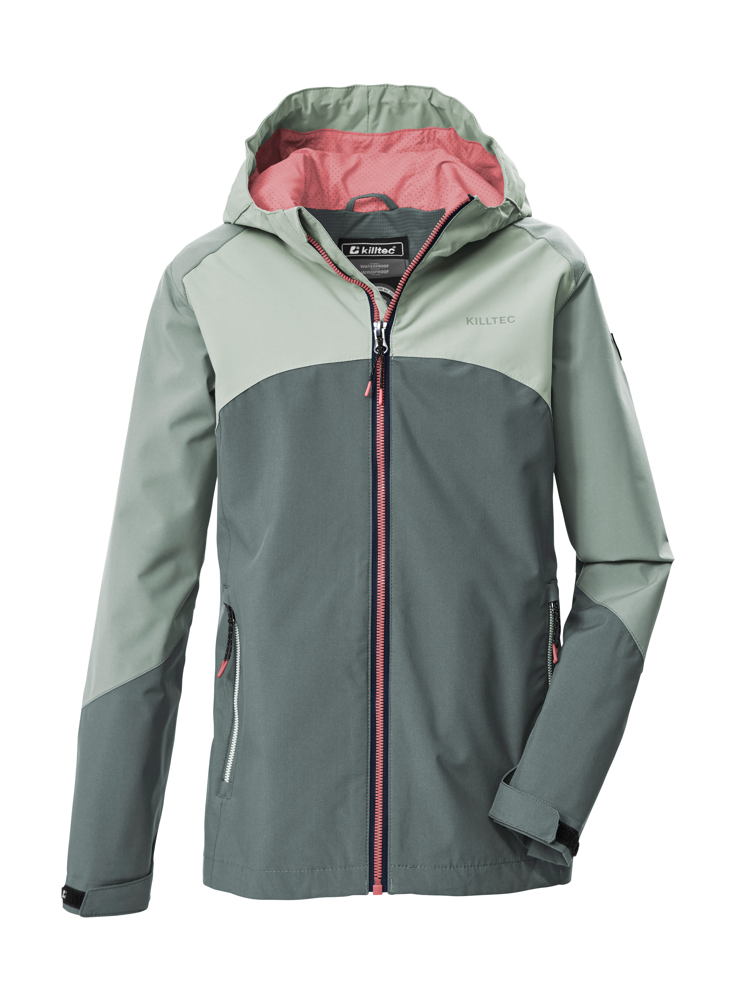 Killtec Funktionsjacke "KOS 158 GRLS JCKT" Wind- und wasserdichte Mädchenjacke mit Teflon EcoElite™