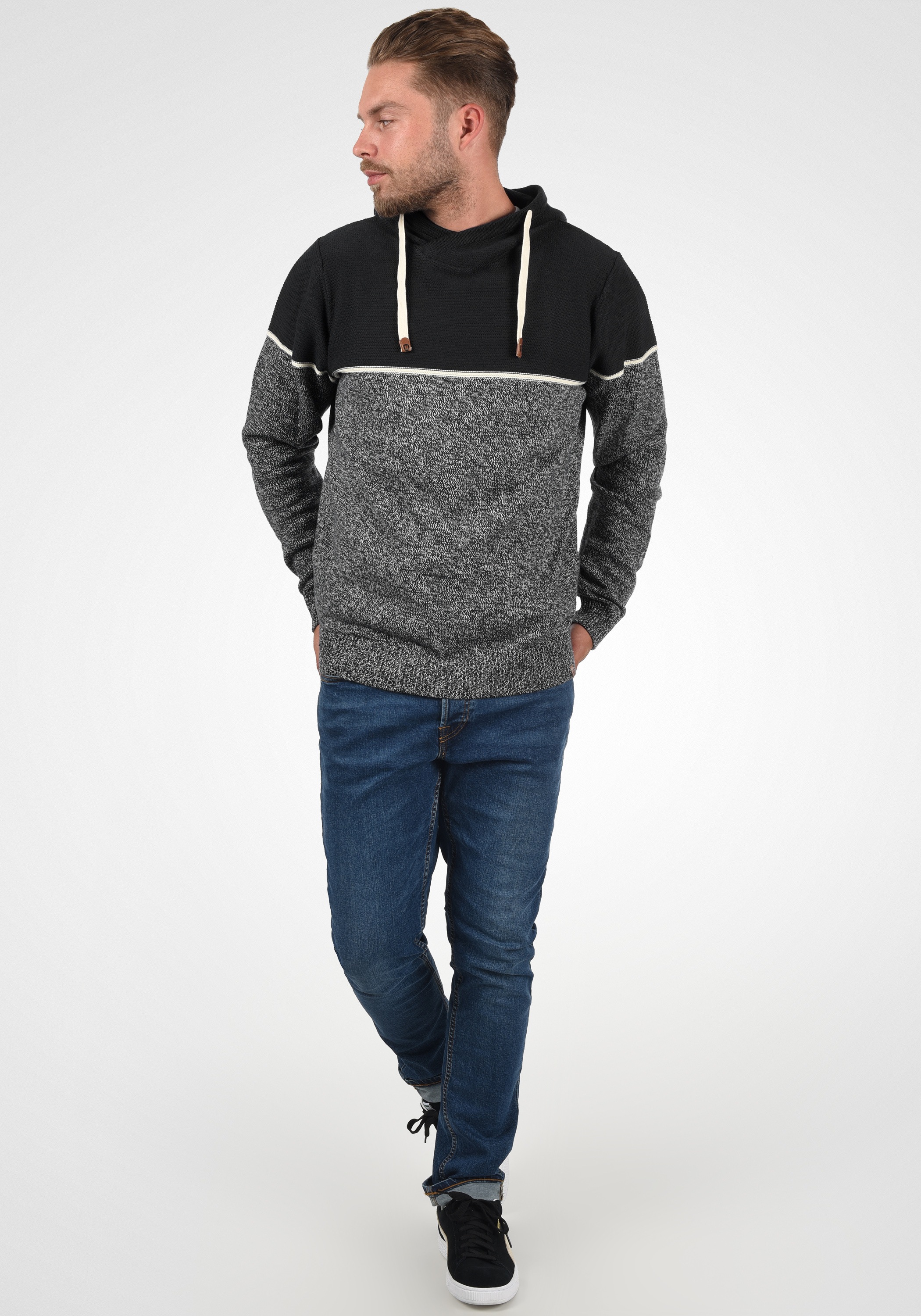 Indicode Strickfleece-Pullover »Strickpullover IDLynde«