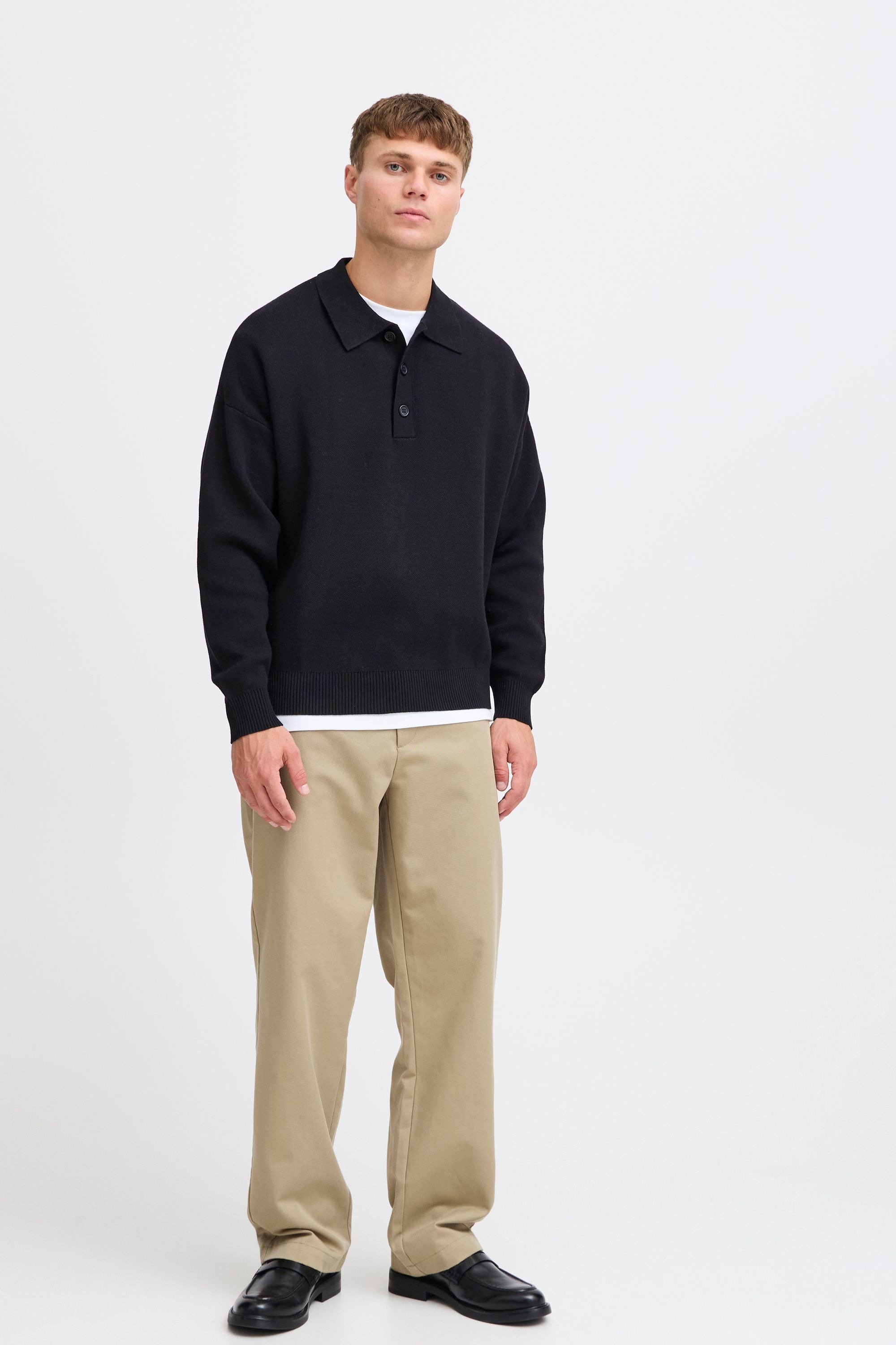 Solid Strickfleece-Pullover "Strickpullover SDNAHIM" günstig online kaufen