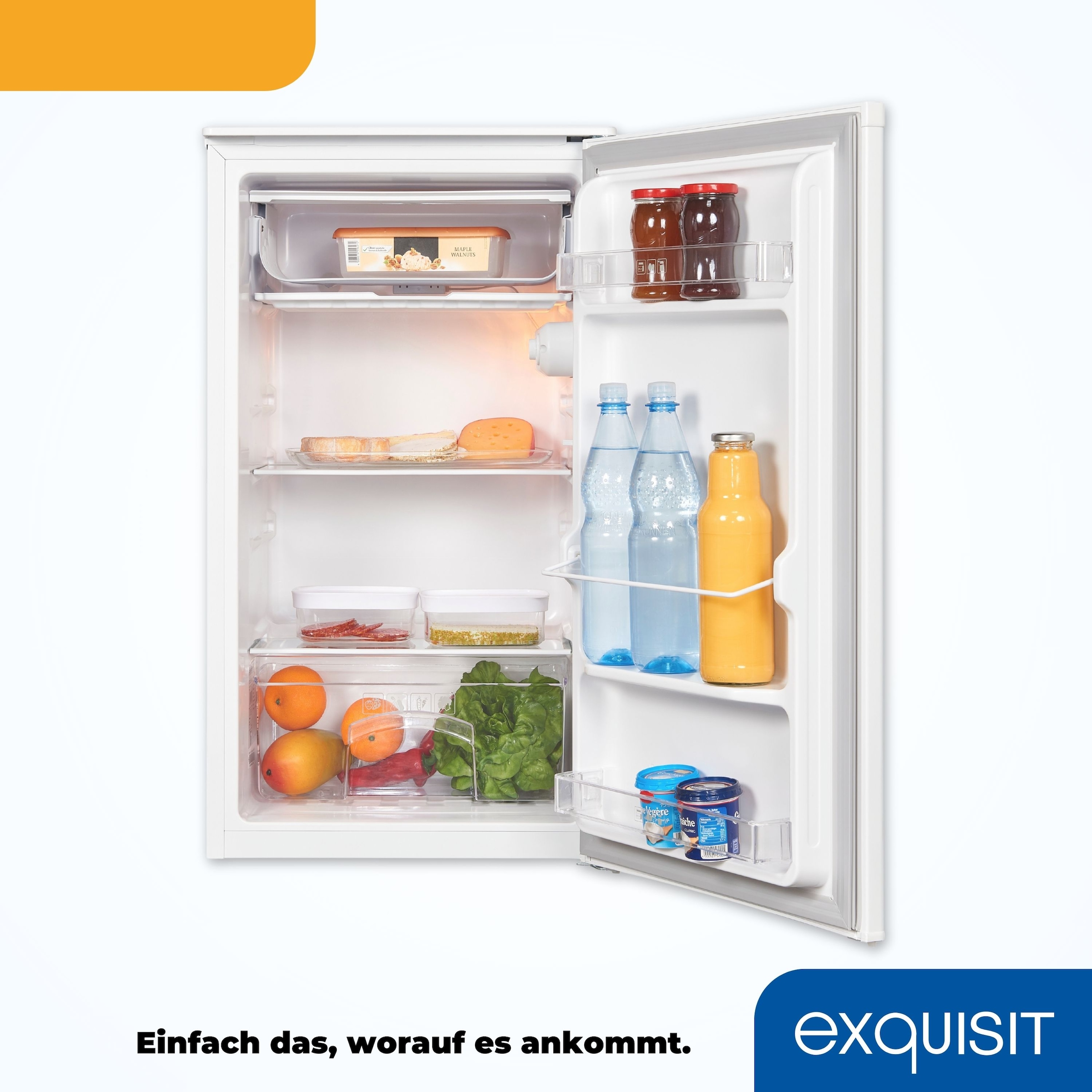exquisit Kühlschrank »KS116-0-041E weiss«