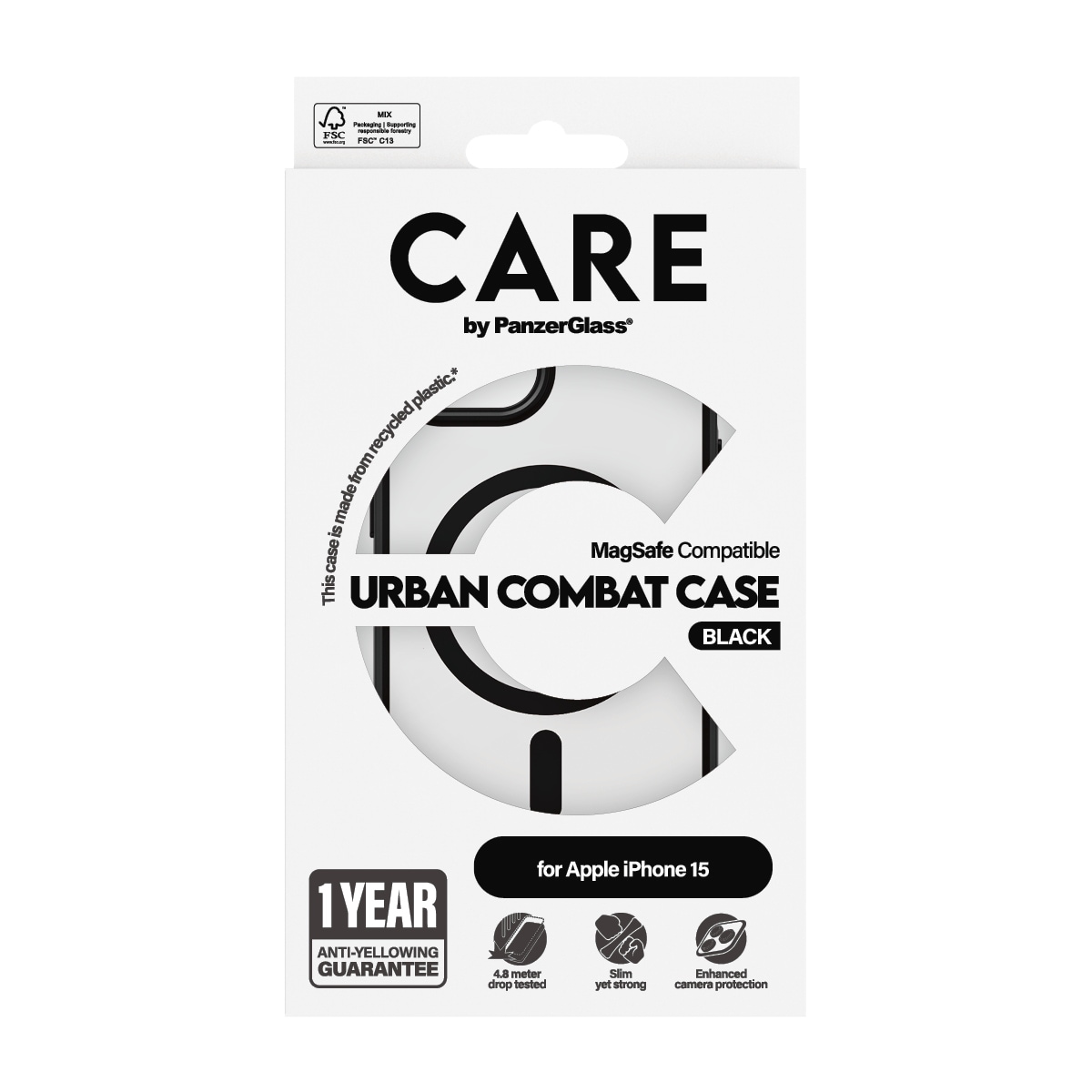 Handyhülle »Urban Combat Case mit MagSafe für Apple iPhone 15«, Backcover, Schutzhülle, Handyschutzhülle, Case, Schutzcase, stoßfest