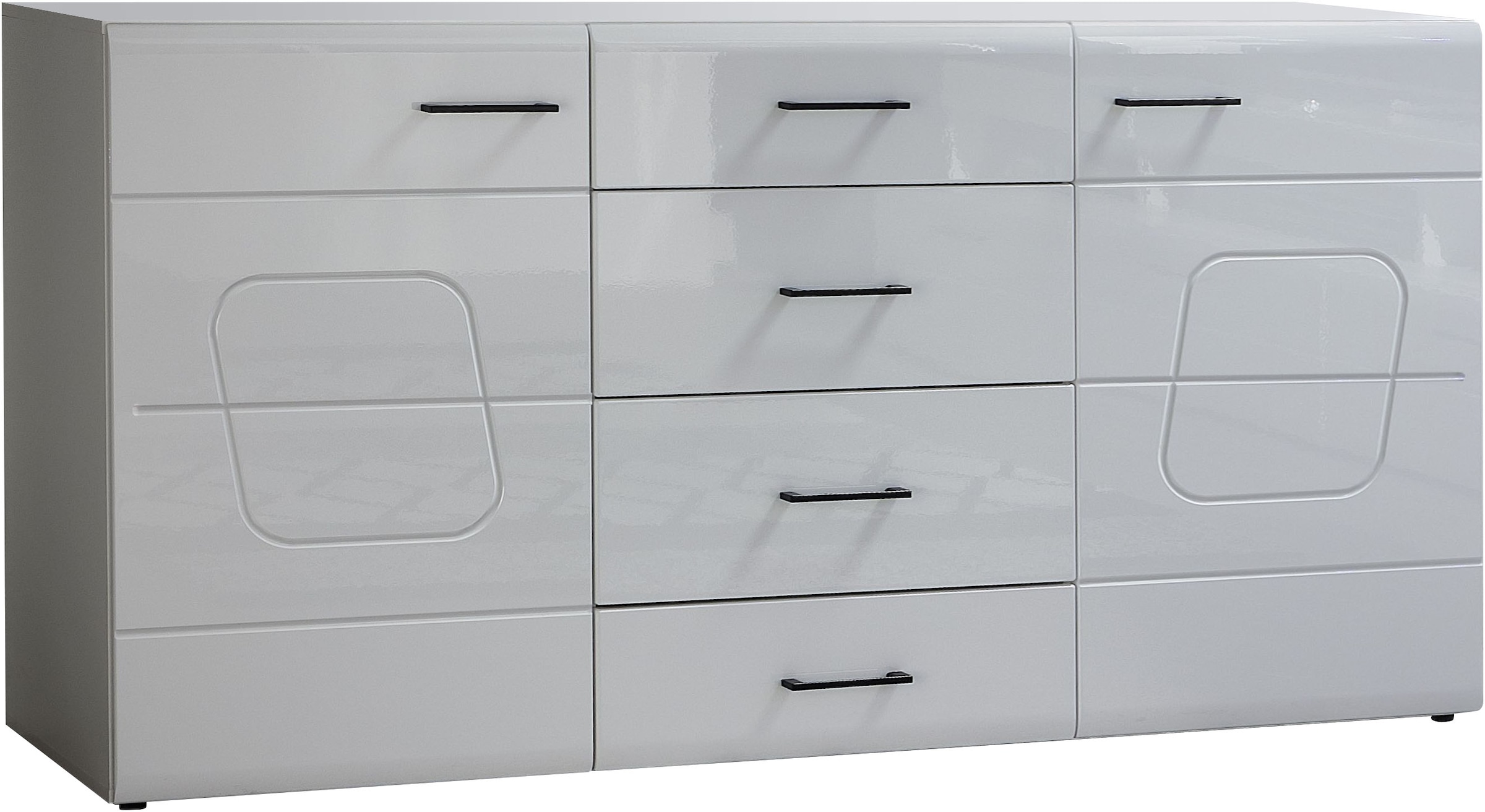 Innostyle Sideboard "SPIRIT PLUS", (3 St.), weiß hochglanz MDF günstig online kaufen