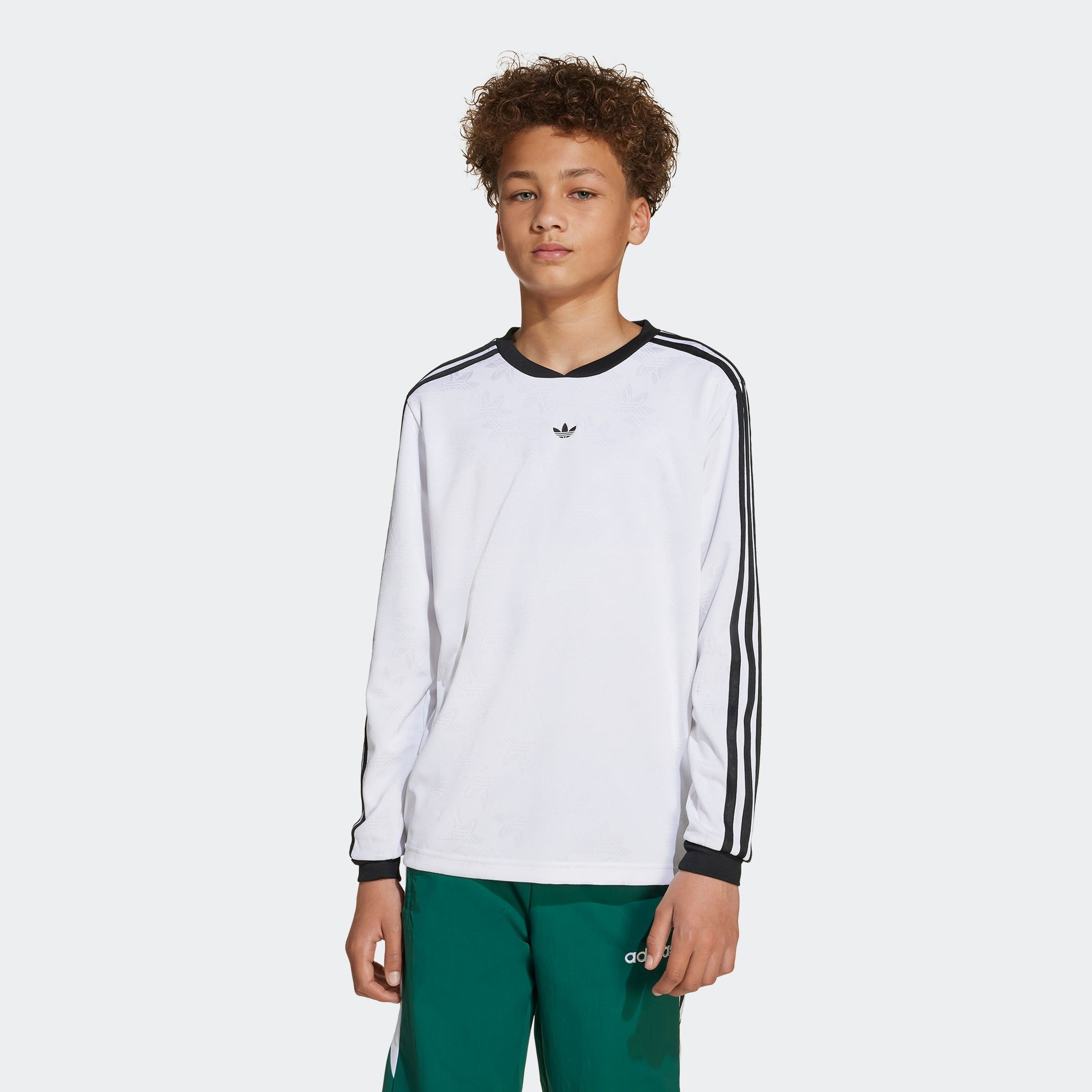 Thumbnail - adidas Originals Langarmshirt "LONGSLEEVE" sportlicher Stil, Langarm, mit V-Ausschnitt, mit Trefoil-Monogramm