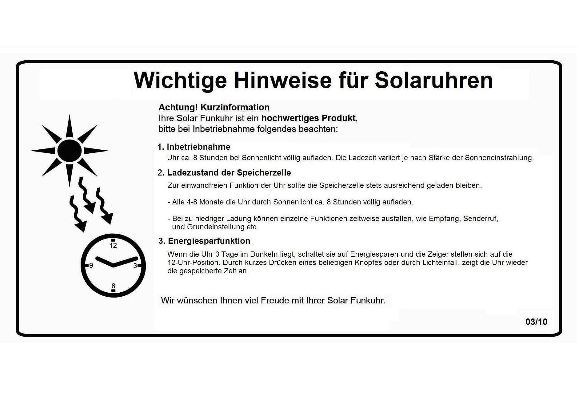 Funkuhr online mit BAUR kaufen »EGS-11185-11L« Solarantrieb ETT |