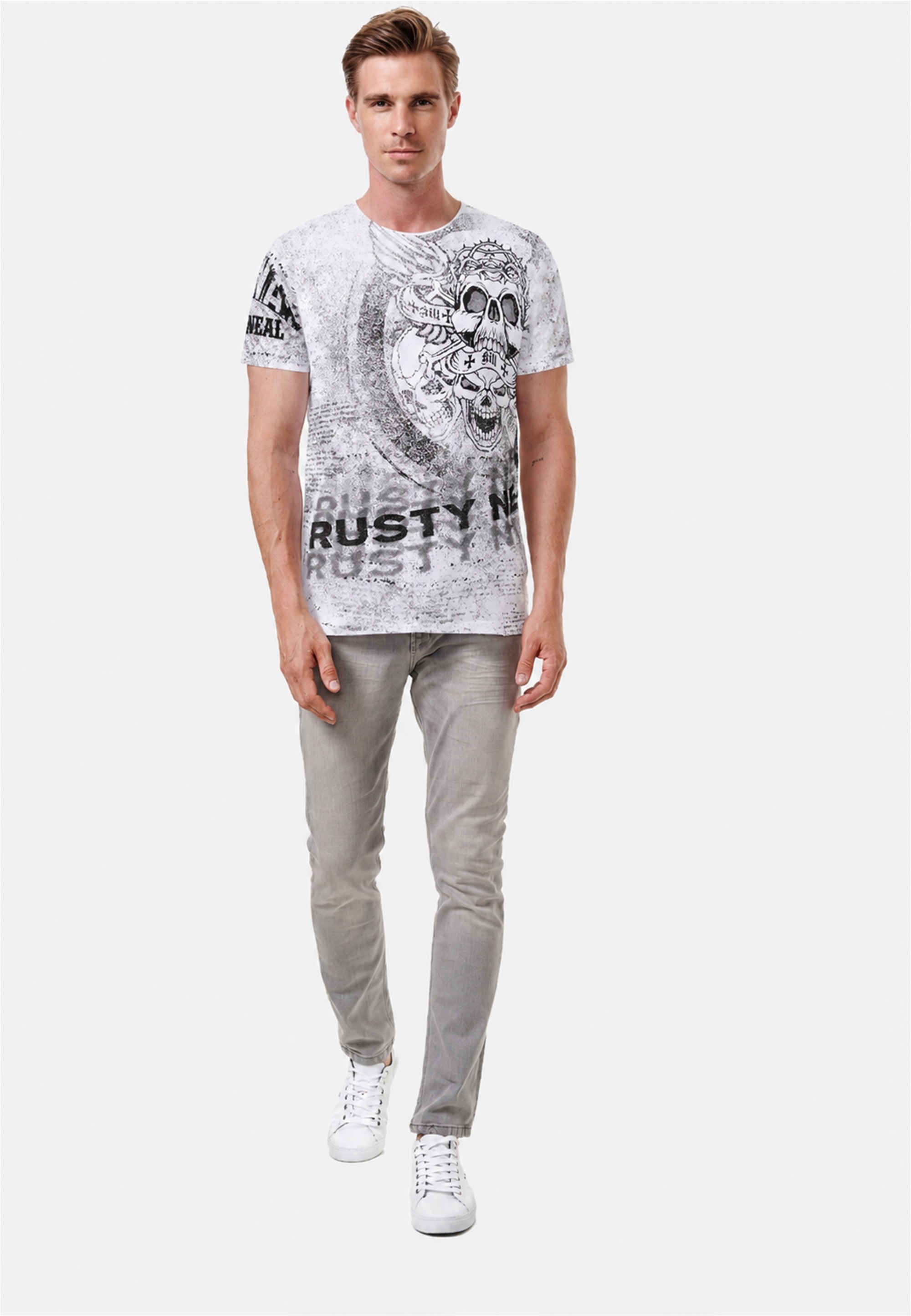 Rusty Neal T-Shirt »15311« mit großflächigem Print-Motiv
