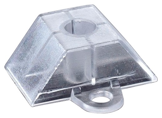 Tetzner & Jentzsch Doppelstegplatte „TEJEMACRO 1.0 glasklar“, (Set), inkl. Profile und Schrauben, hagelsicher bis 40 mm Ø transparent