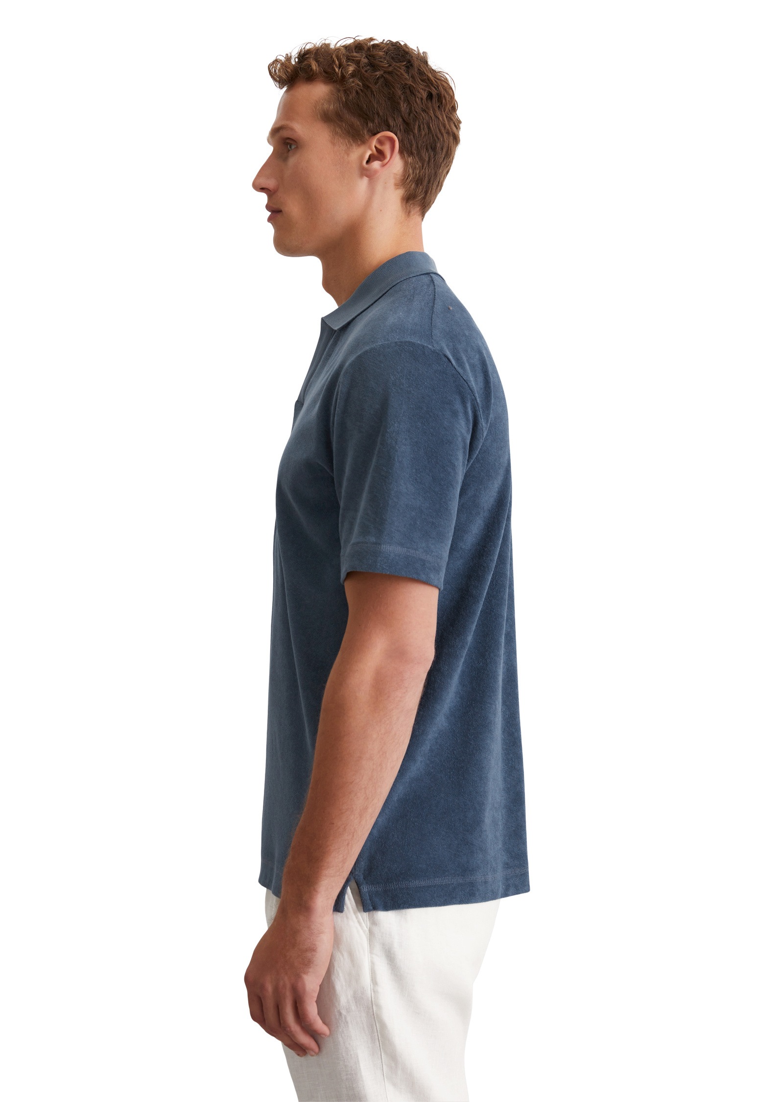 Marc OPolo Poloshirt "aus Bio-Baumwoll-Frottee" günstig online kaufen