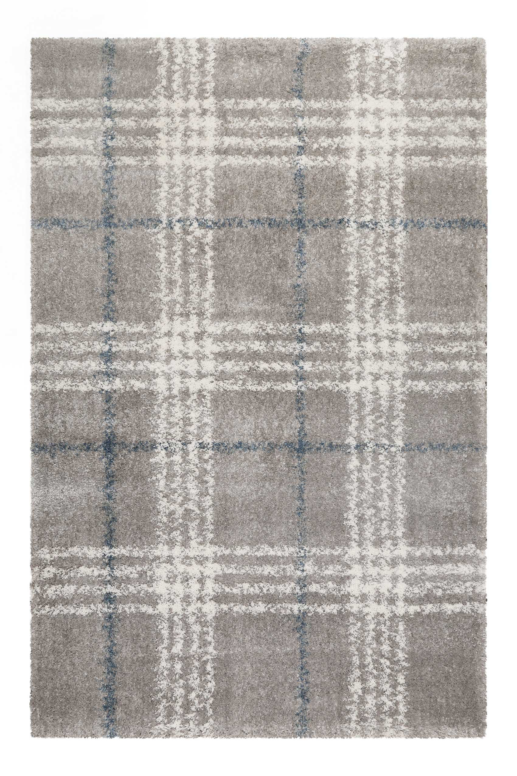 Thumbnail - Esprit Hochflor-Teppich "Nora ESP-80336", rechteckig, 30 mm Höhe, Shaggy, Langflor, mit Karo-Muster, Wohnzimmer