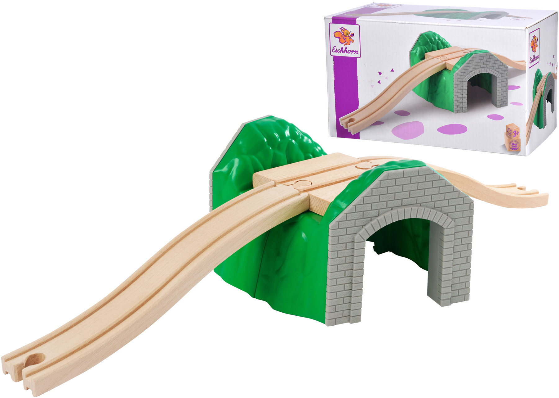 Spielzeugeisenbahn-Tunnel »Holzspielzeug,«, FSC®- schützt Wald - weltweit