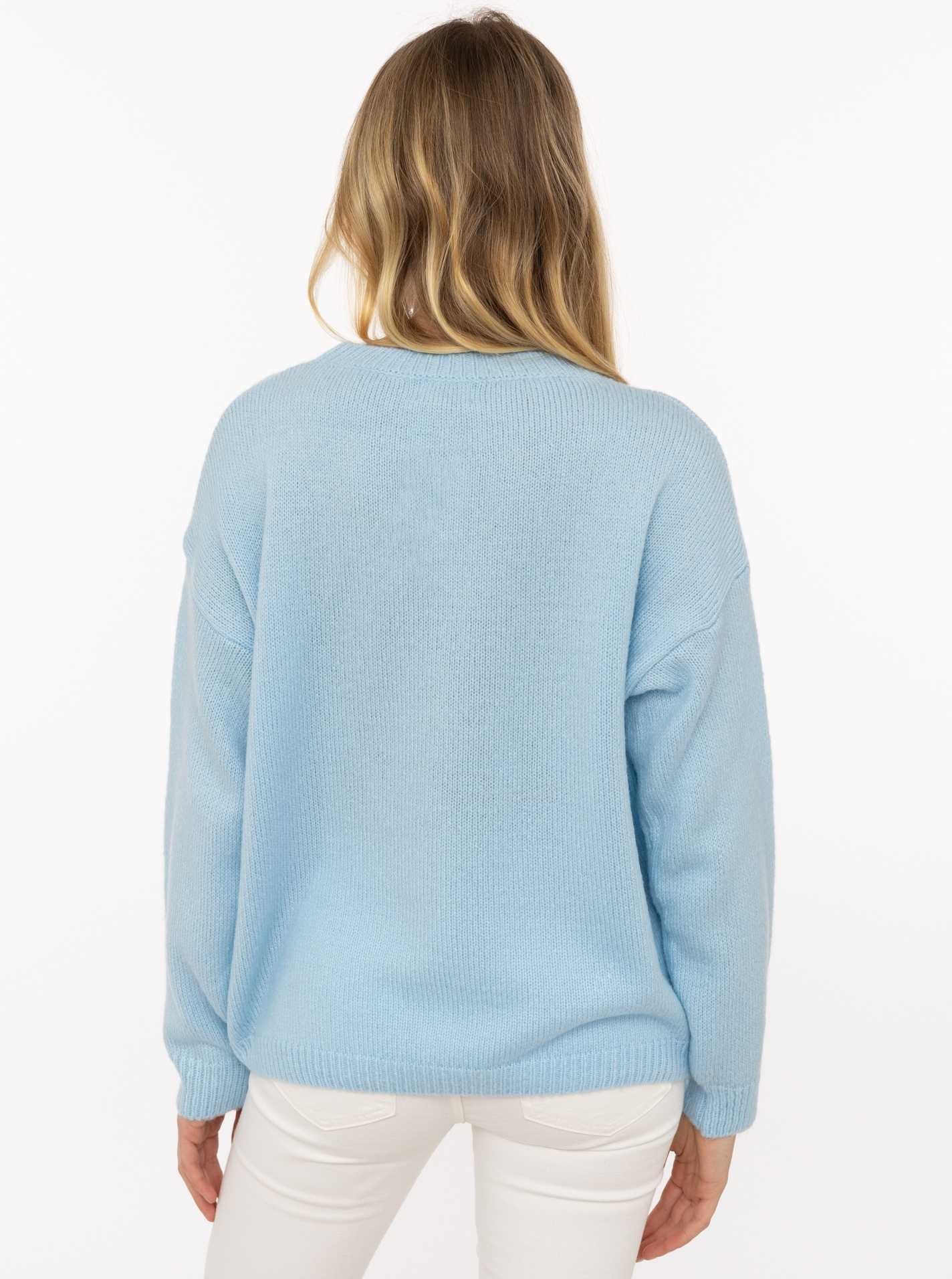 Zwillingsherz Strickpullover »"Lets Go Girls"« Rundhals, Statement Schriftzug, One Size, Strick