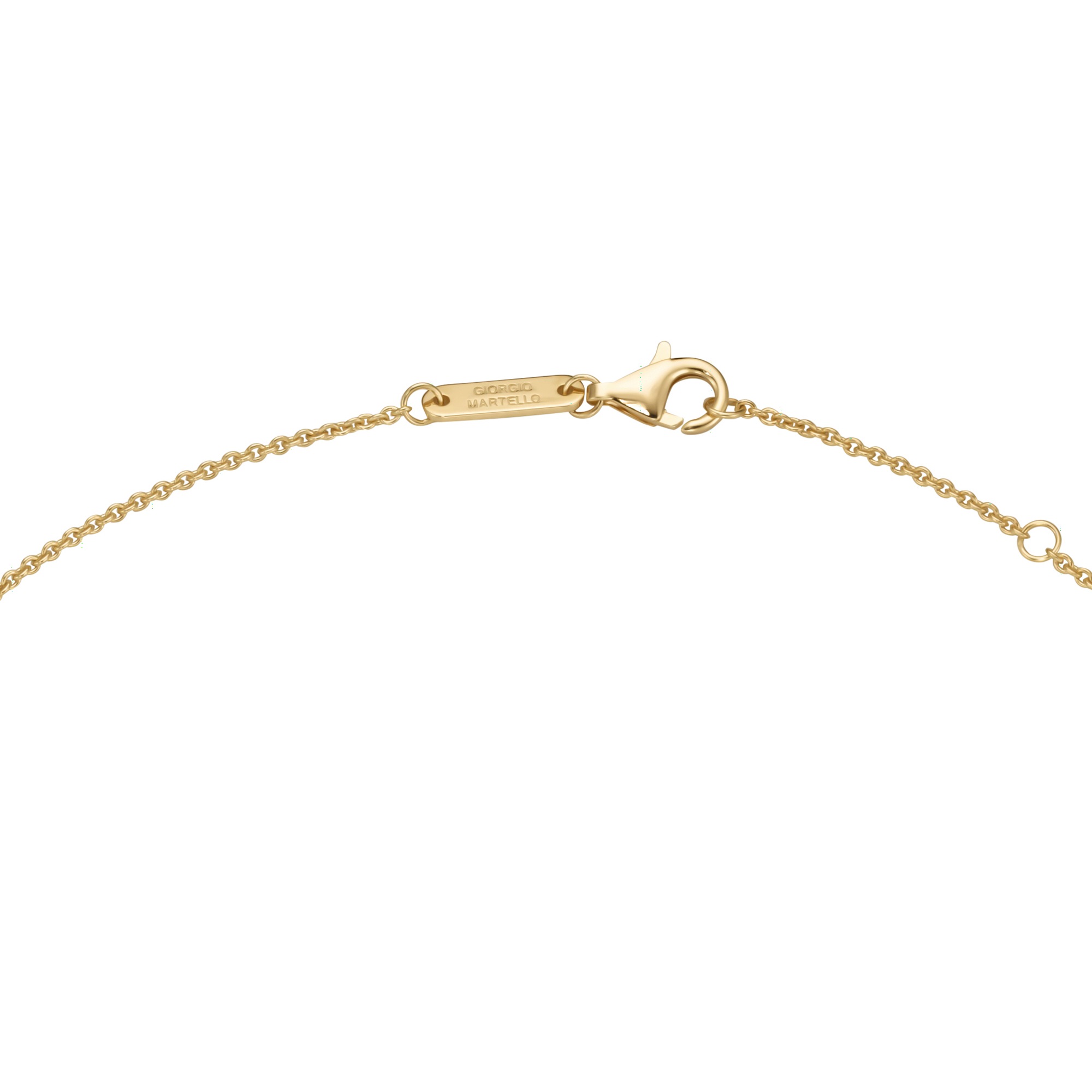 GIORGIO MARTELLO MILANO Collier »mit Emaille-Einlagen und Zirkonia, Silber 925«