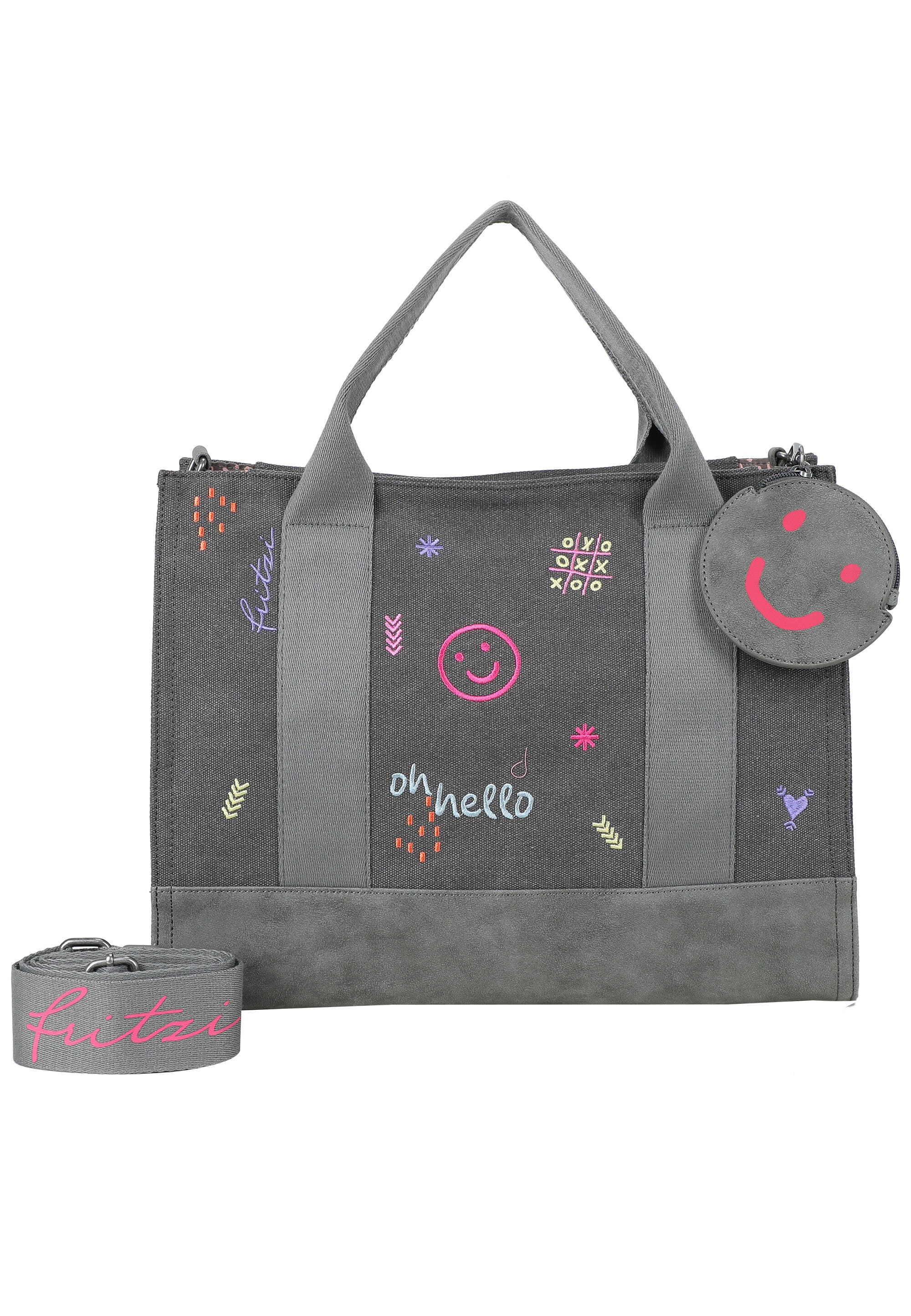 Fritzi aus Preußen Shopper "Tote Bag Limited Embro Fun" mit Webbing-Schultergurt