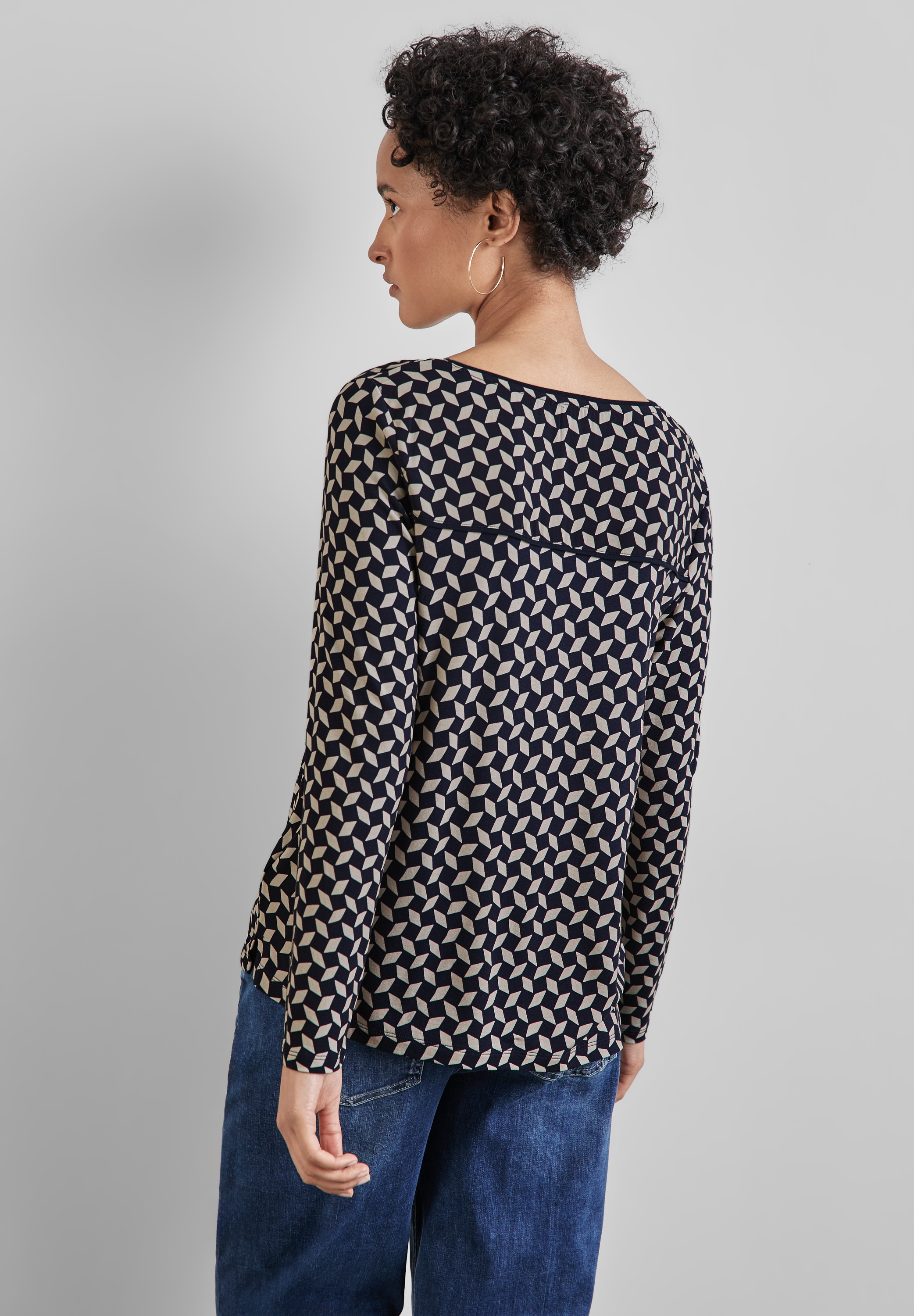 STREET ONE Langarmshirt, Rundhalsausschnitt
