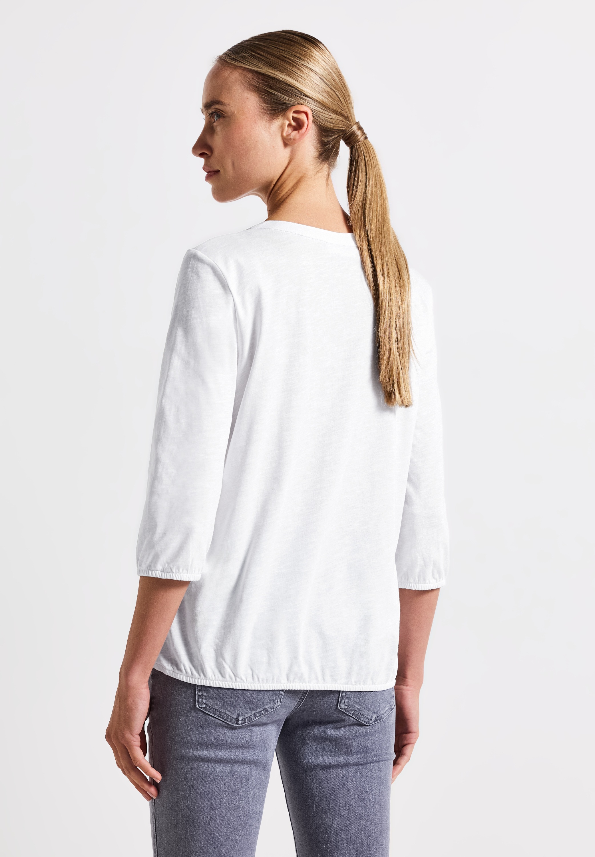 STREET ONE T-Shirt, aus reiner Baumwolle
