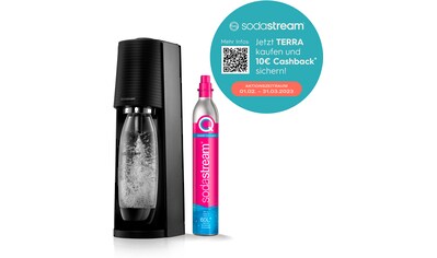 SodaStream Wassersprudler »TERRA«, inkl. 1x CO2-Zylinder CQC, 1x 1L spülmaschinenfeste... kaufen