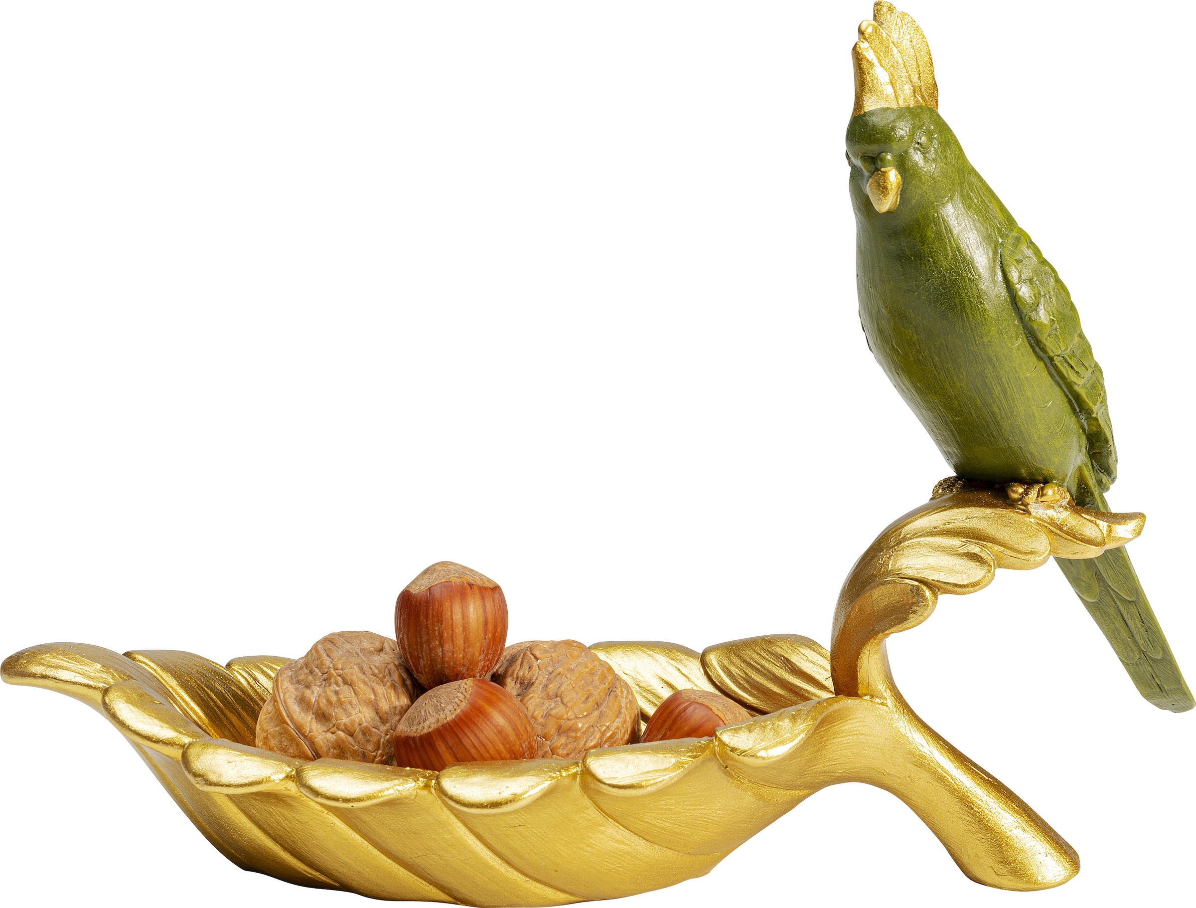 Kare Design Schale »Parrot Guard 10x21cm« aus Polyresin (Kunststein) aus lackiertem Polyresin