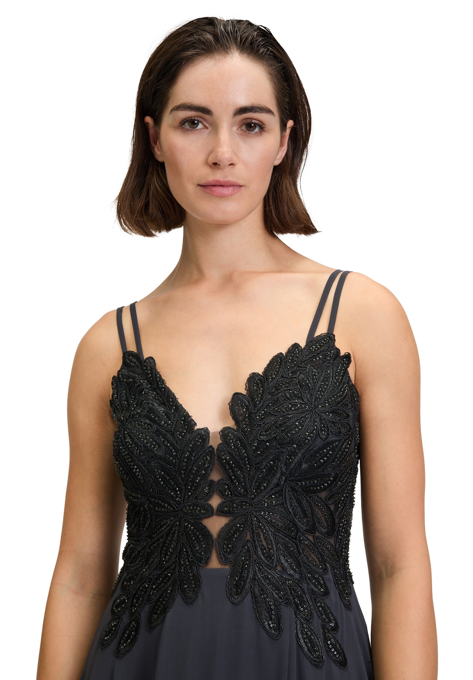 Vera Mont Abendkleid »Vera Mont Damen Abendkleid mit Stickerei«, Glitzer