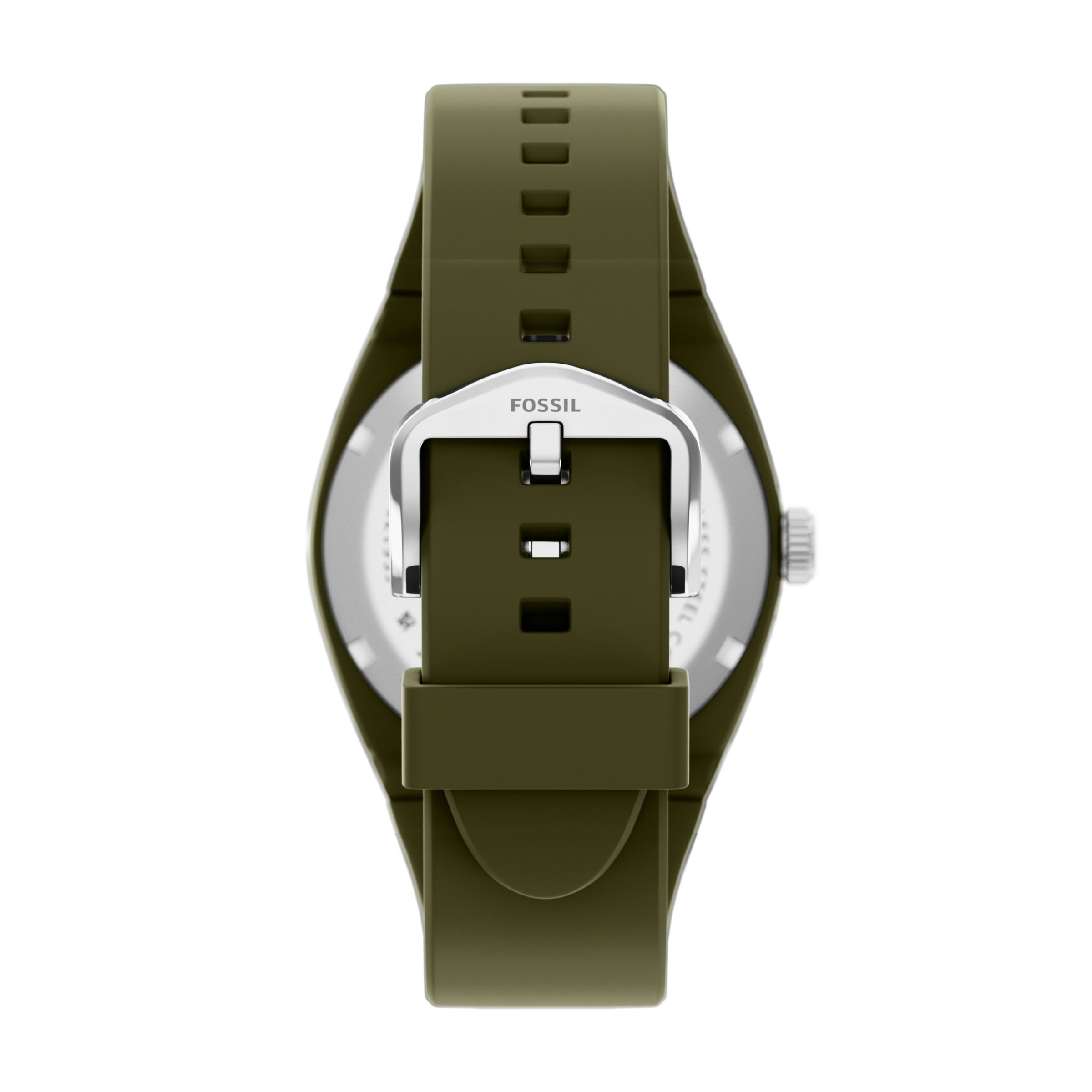 Fossil Quarzuhr »Everett« Armbanduhr, Silikonarmband, analog