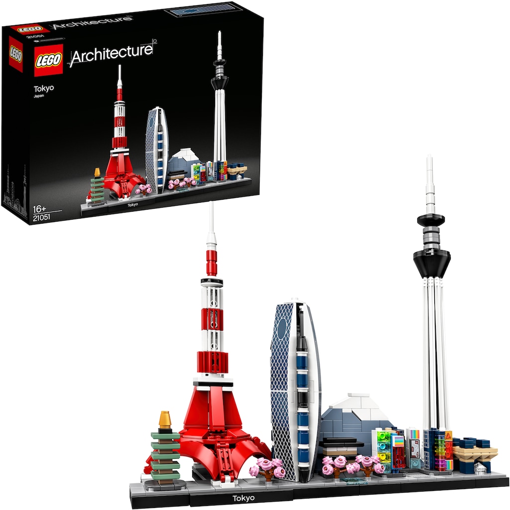 LEGO® Konstruktionsspielsteine »Tokio (21051), LEGO® Achritecture«, (547 St.), Made in Europe