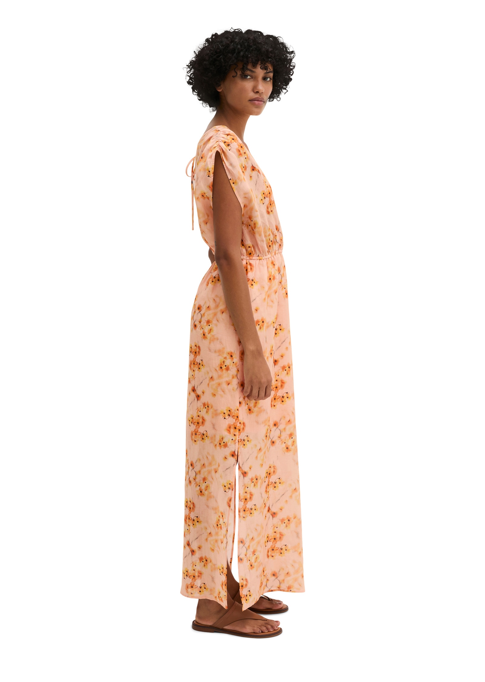 Marc O'Polo Druckkleid »aus weicher Ramiefaser«