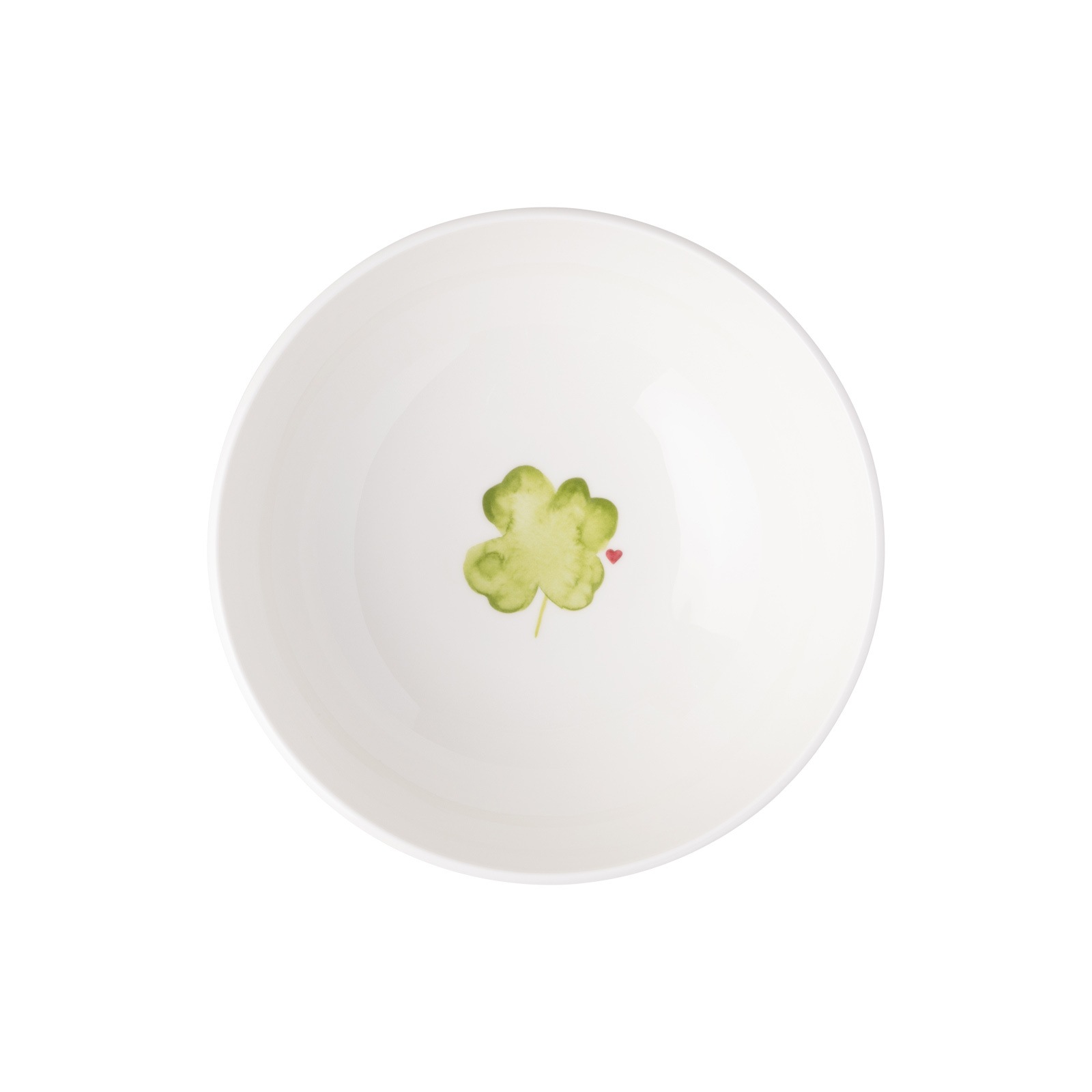 Villeroy & Boch Schale »Müslischale Good Luck With Love ø 16,9 cm weiß-grün«
