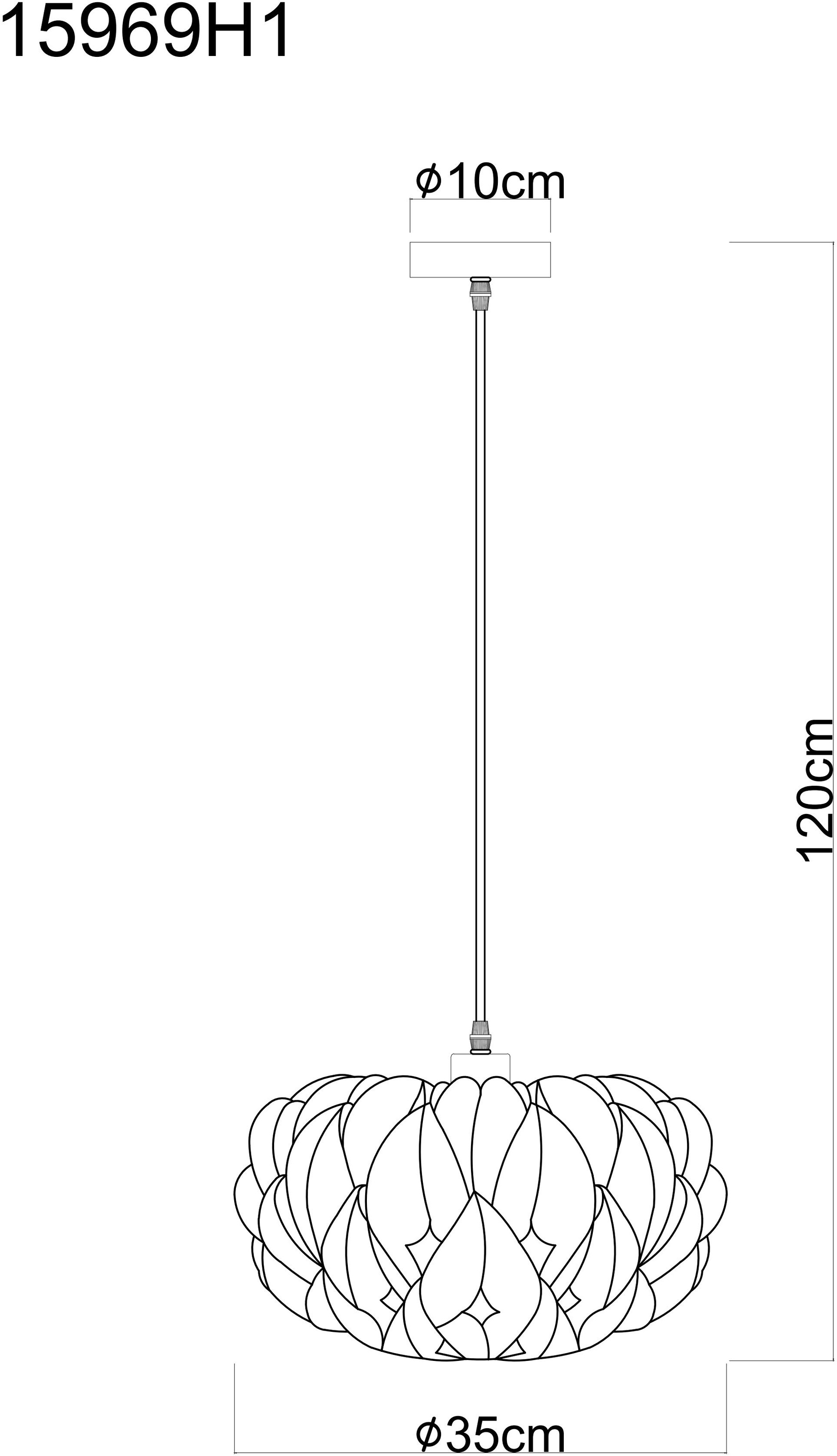 GLOBO LIGHTING Hängeleuchte »JUANA« E27 1 Stk. Verchromte Hängeleuchte mit Klarglas, modern & flexibel