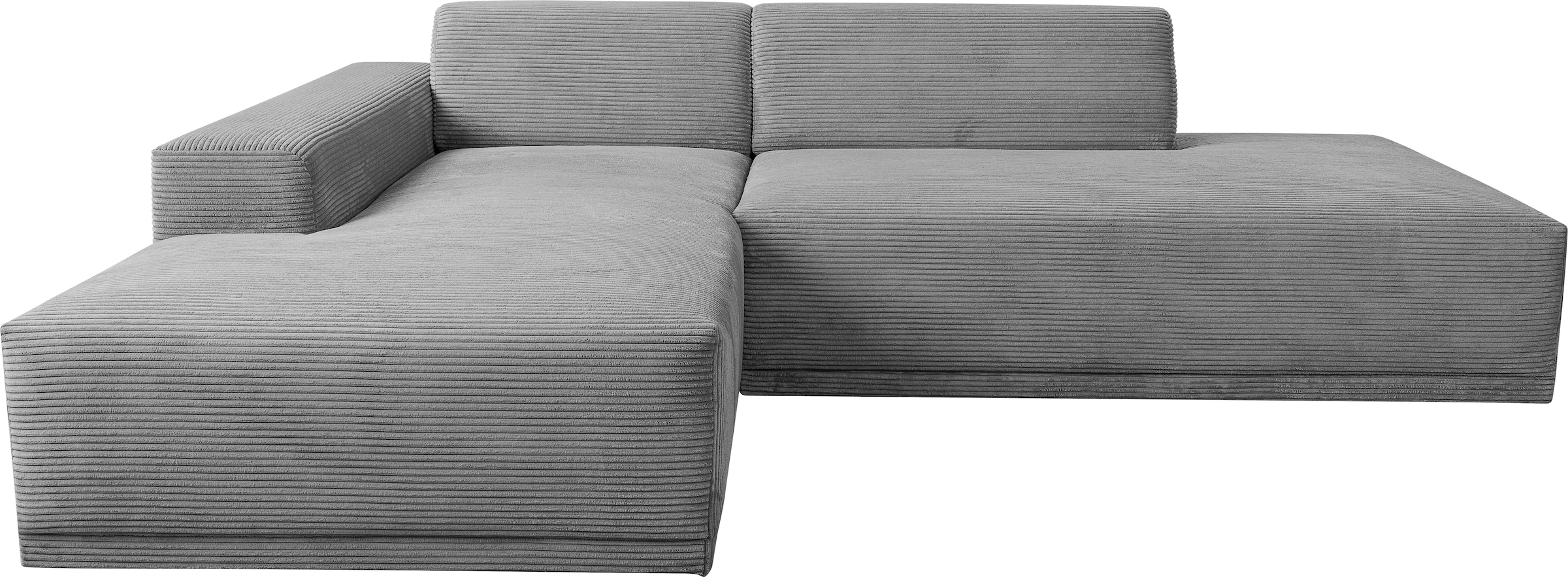 WERK2 Ecksofa "Apollo, hoher Sitzkomfort, aktuelles Design, Breite 264cm, L günstig online kaufen