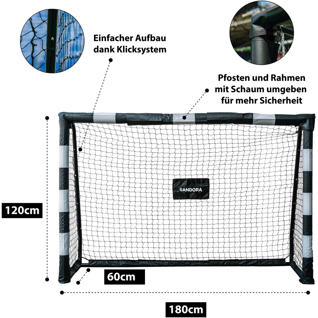 SANDORA Fußballtor »Hattrick M«