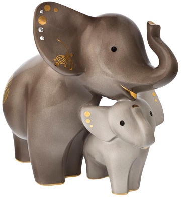 Goebel Dekofigur "Elephant - Kindani & Latika", Sammelfigur, Tierfigur