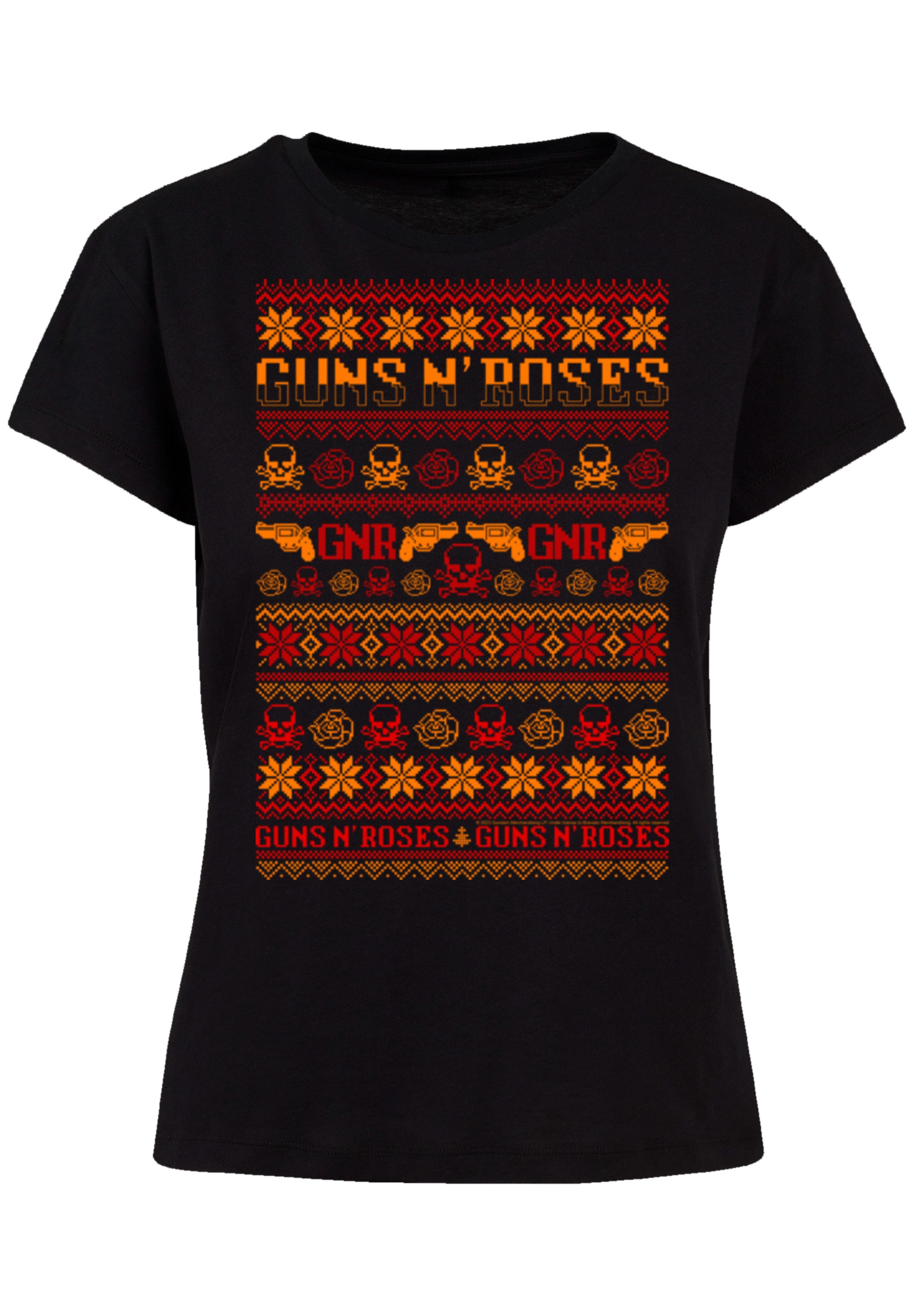 F4NT4STIC T-Shirt online n\' »Guns Christmas«, BAUR Weihnachten Roses Musik,Band,Logo | bestellen